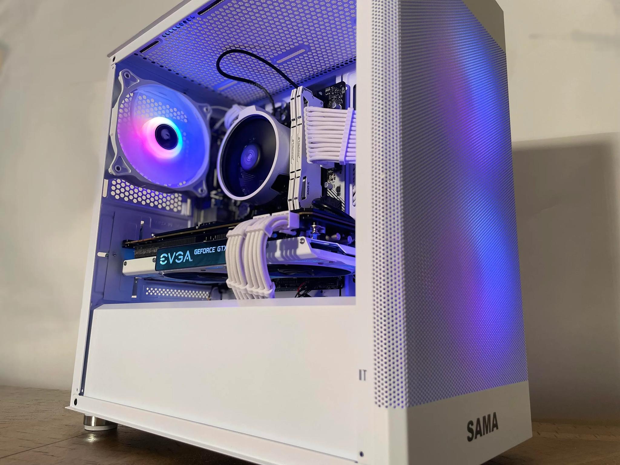 White RGB Gaming PC | Ryzen 5 3600 | GTX 1070 | 16GB DDR4 | 480GB SSD | Windows 11