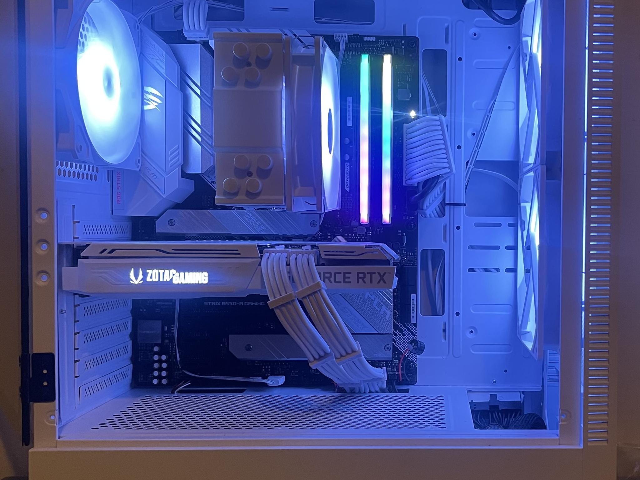 Nvidia RTX 3070 | RYZEN 5 5600X | 16GB RAM | 1TB M.2 NVMe SSD | White Gaming PC