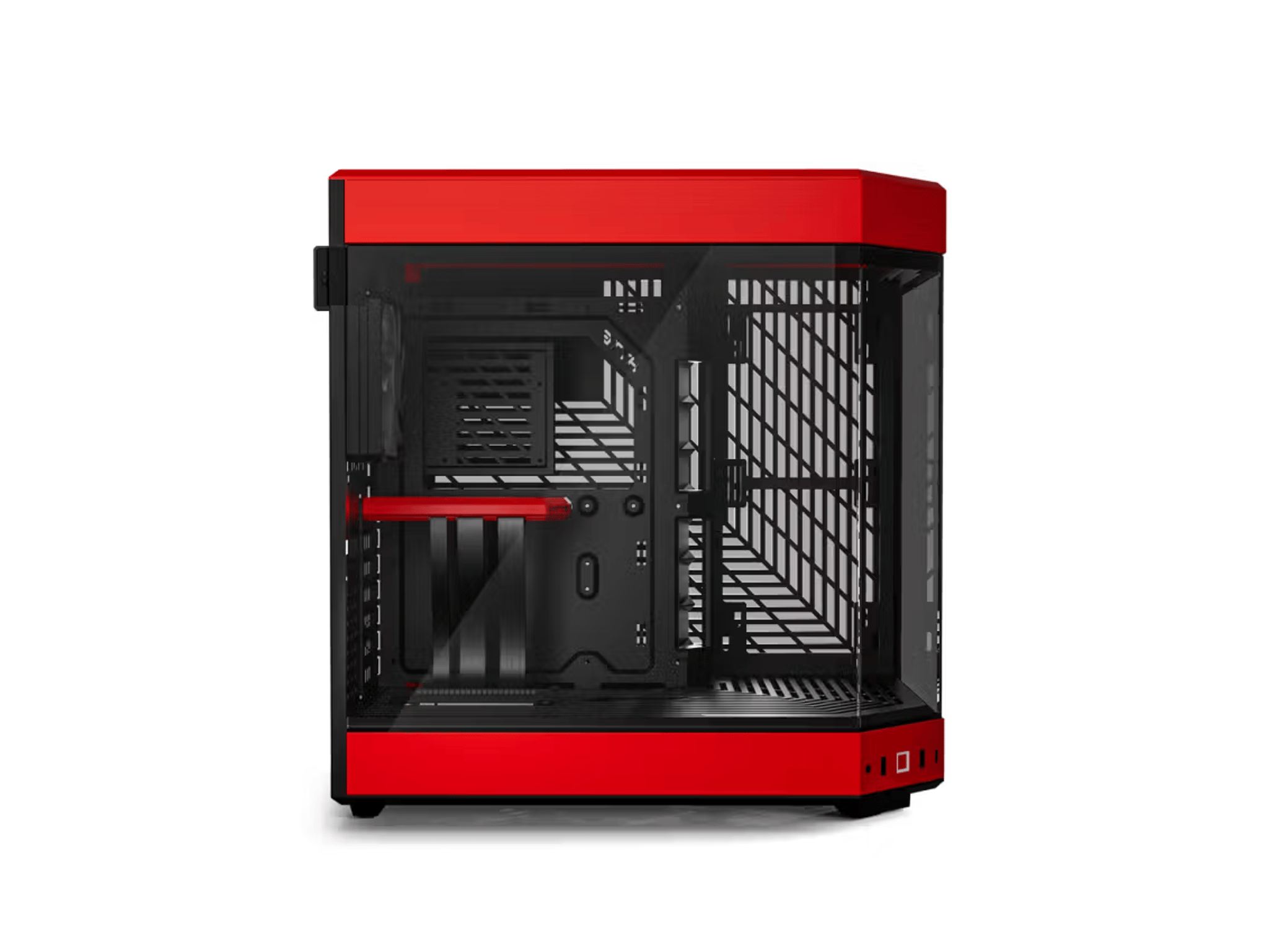 HYTE Y60 w/ 12.6″ LCD ATX Mid-Tower Case Dual-Chamber Panoramic Glass Y70 Touch