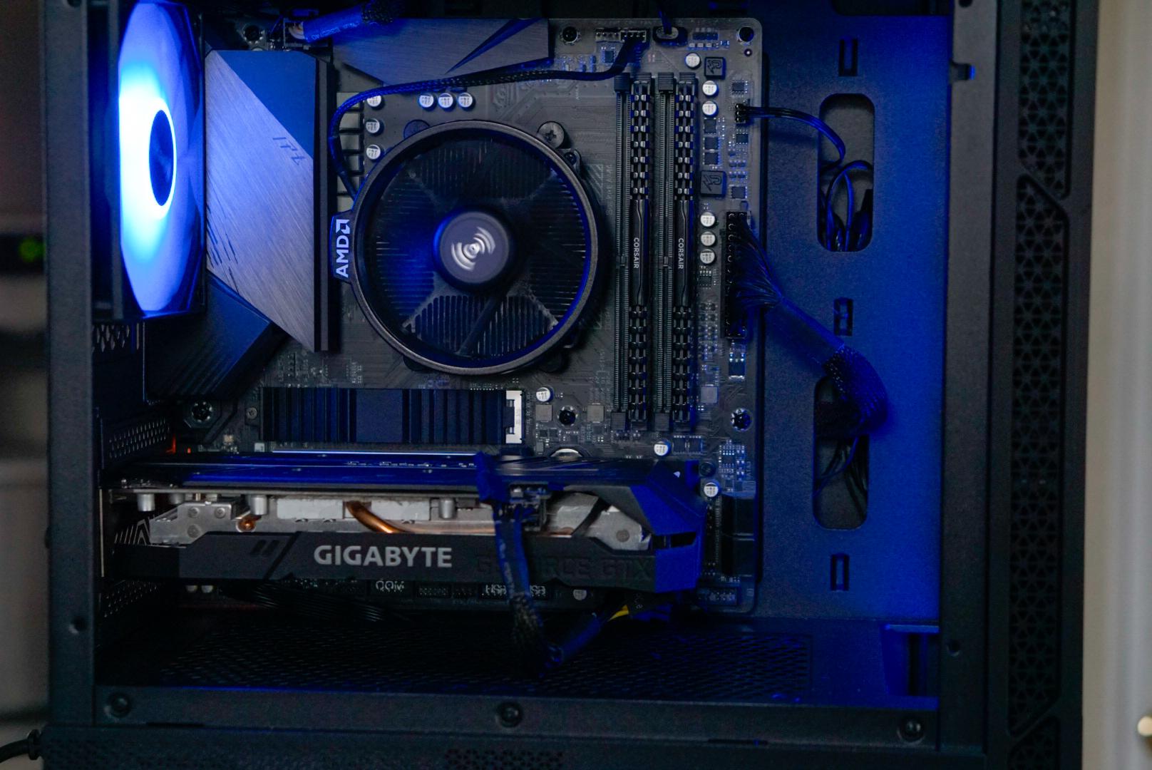 1080p Gaming PC - GTX 1650 Super Ryzen 3 3200g 512gb M.2 SSD Windows 11