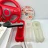 Nintendo Wii RVL-001 Console Bundle 2 Remotes 3 Nunchuks Wheels WiiPlay - Tested