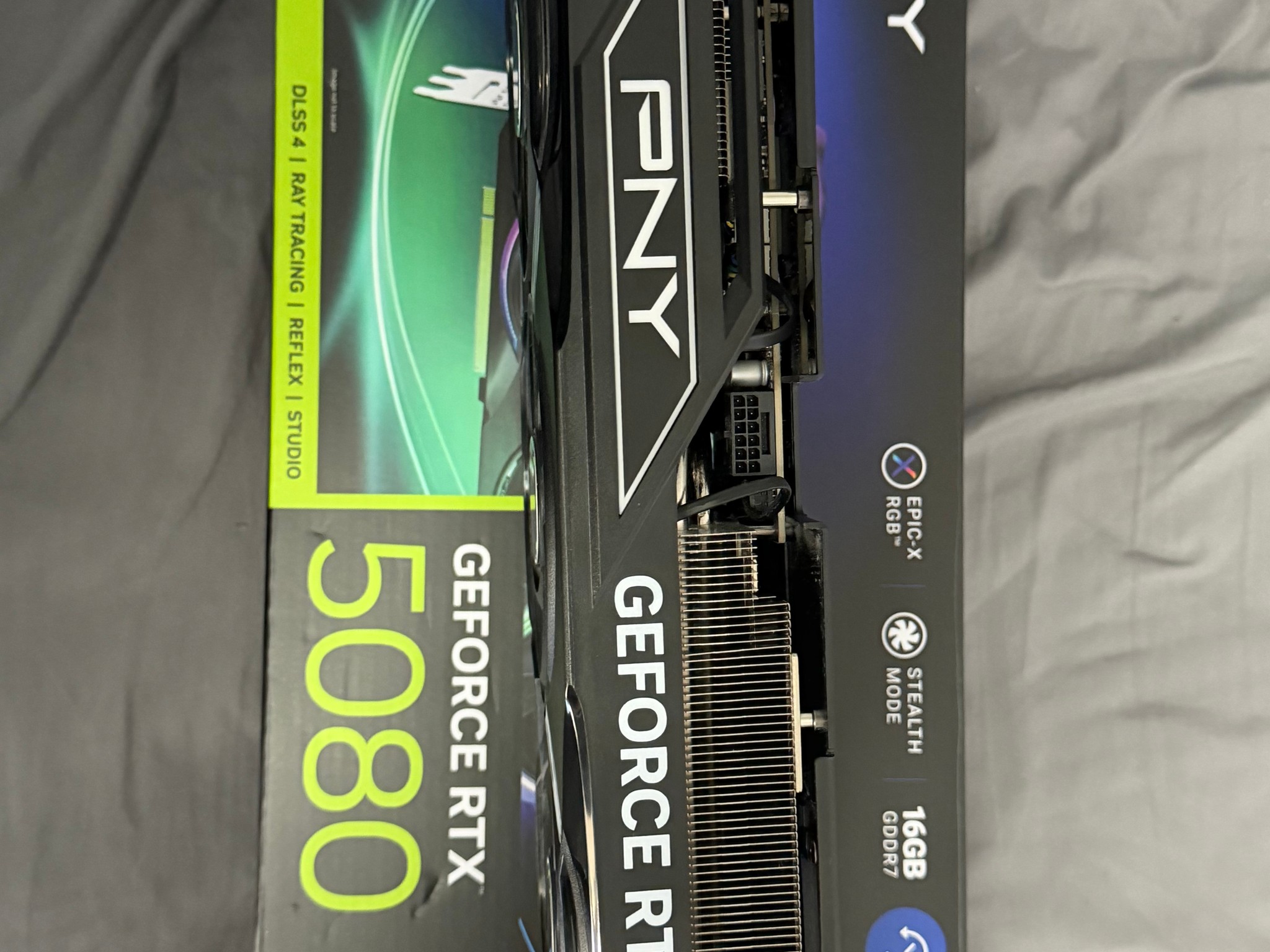 PNY GeForce RTX 5080 ARGB EPIC-X RGB Overclocked Triple Fan