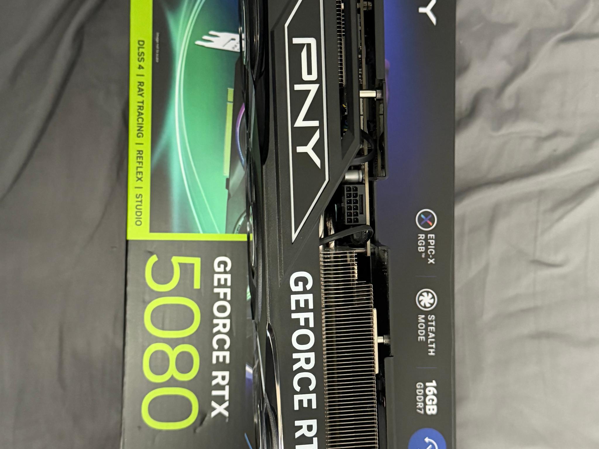 PNY GeForce RTX 5080 ARGB EPIC-X RGB Overclocked Triple Fan - Image 2
