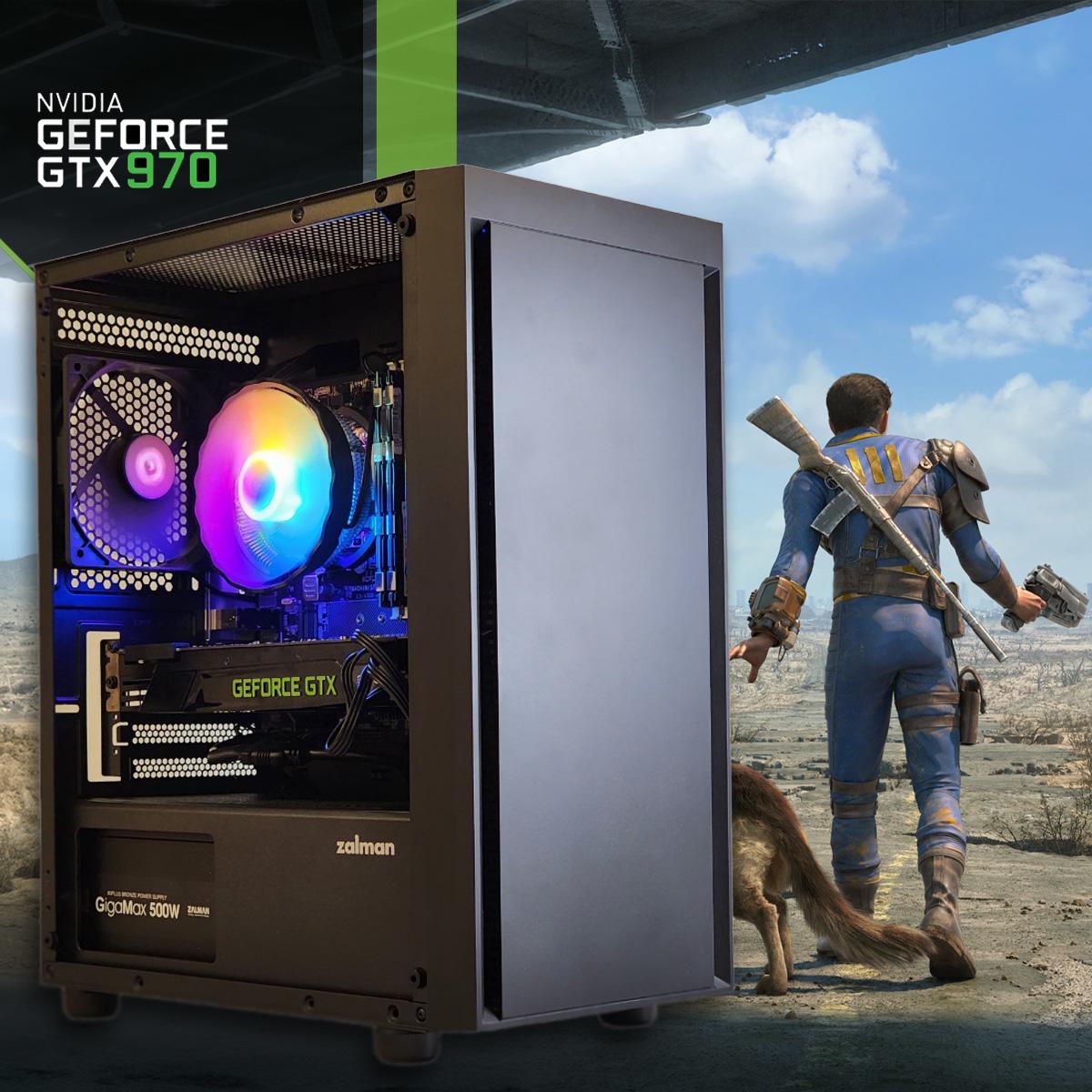 🔥 Best Value Gaming PC | GEFORCE GTX 970, INTEL 8-CORE, 16GB RAM, 256GB M.2 SSD, WIFI & BT
