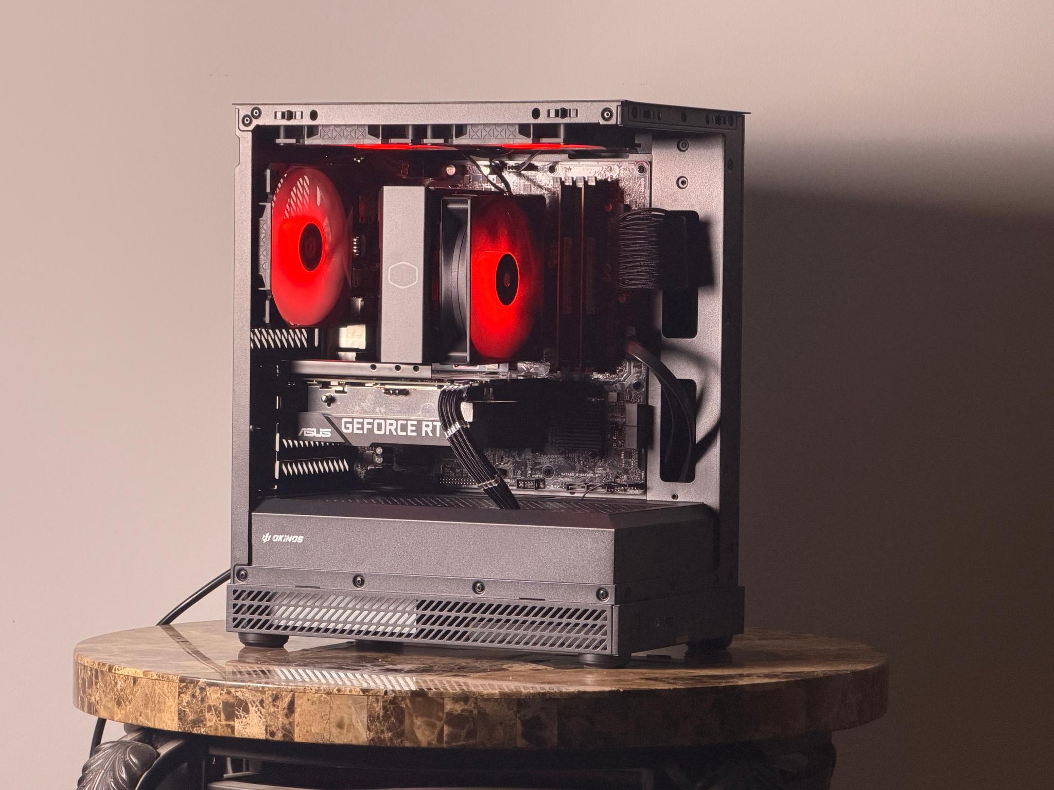 FREE SHIP 🖤🌈 Black RGB Gaming PC | RTX 3060 | Intel Core i7-11700 | 1 TB NVME SSD | 16 GB RAM🌈🖤