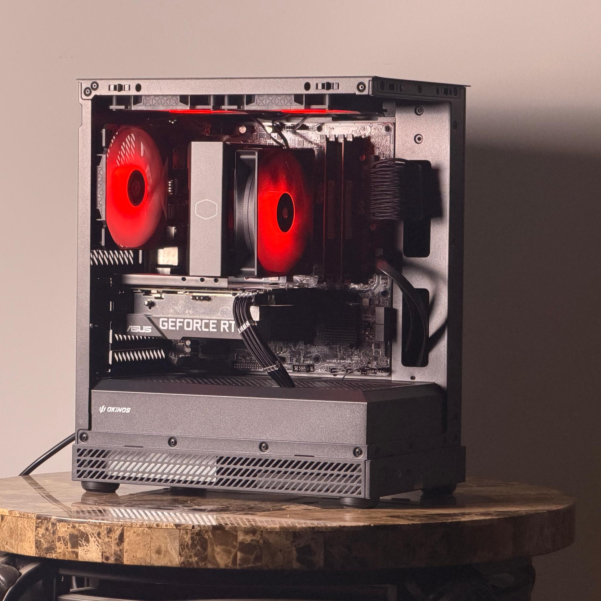 FREE SHIP 🖤🌈 Black RGB Gaming PC | RTX 3060 | Intel Core i7-11700 | 1 TB NVME SSD | 16 GB RAM🌈🖤