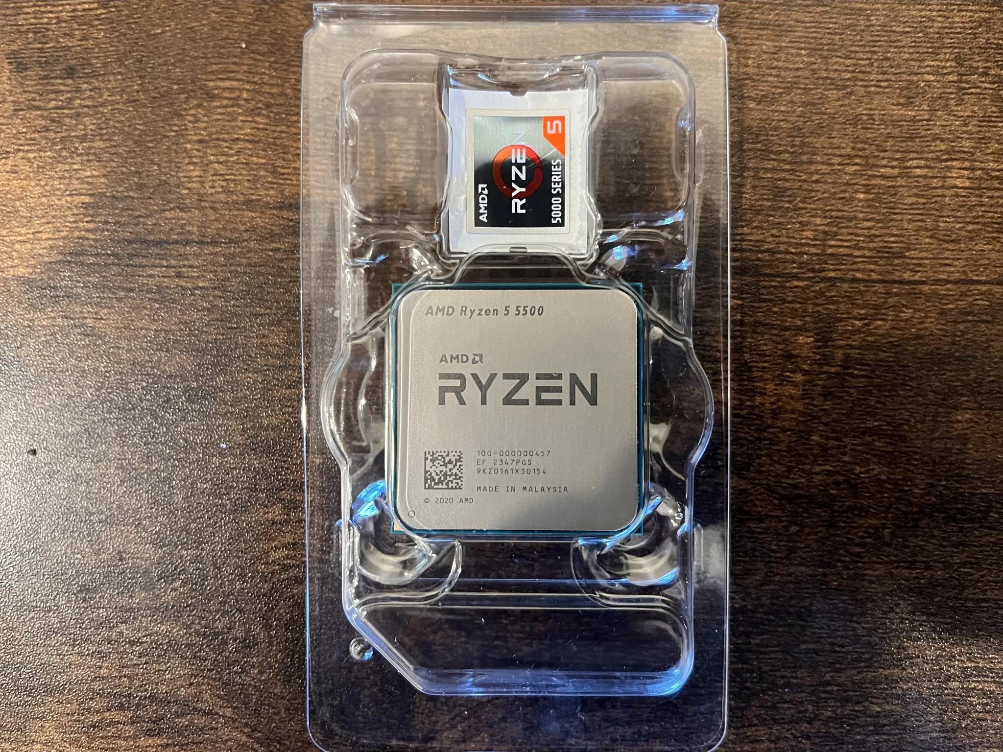 AMD Ryzen 5 5500 Cezanne 3.6GHz 6-Core AM4 Boxed Processor - Wraith Stealth Cooler Included