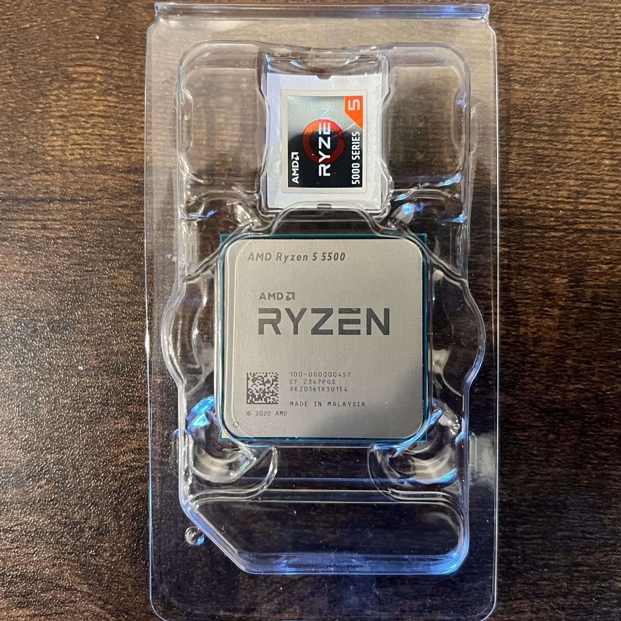AMD Ryzen 5 5500 Cezanne 3.6GHz 6-Core AM4 Boxed Processor - Wraith Stealth Cooler Included