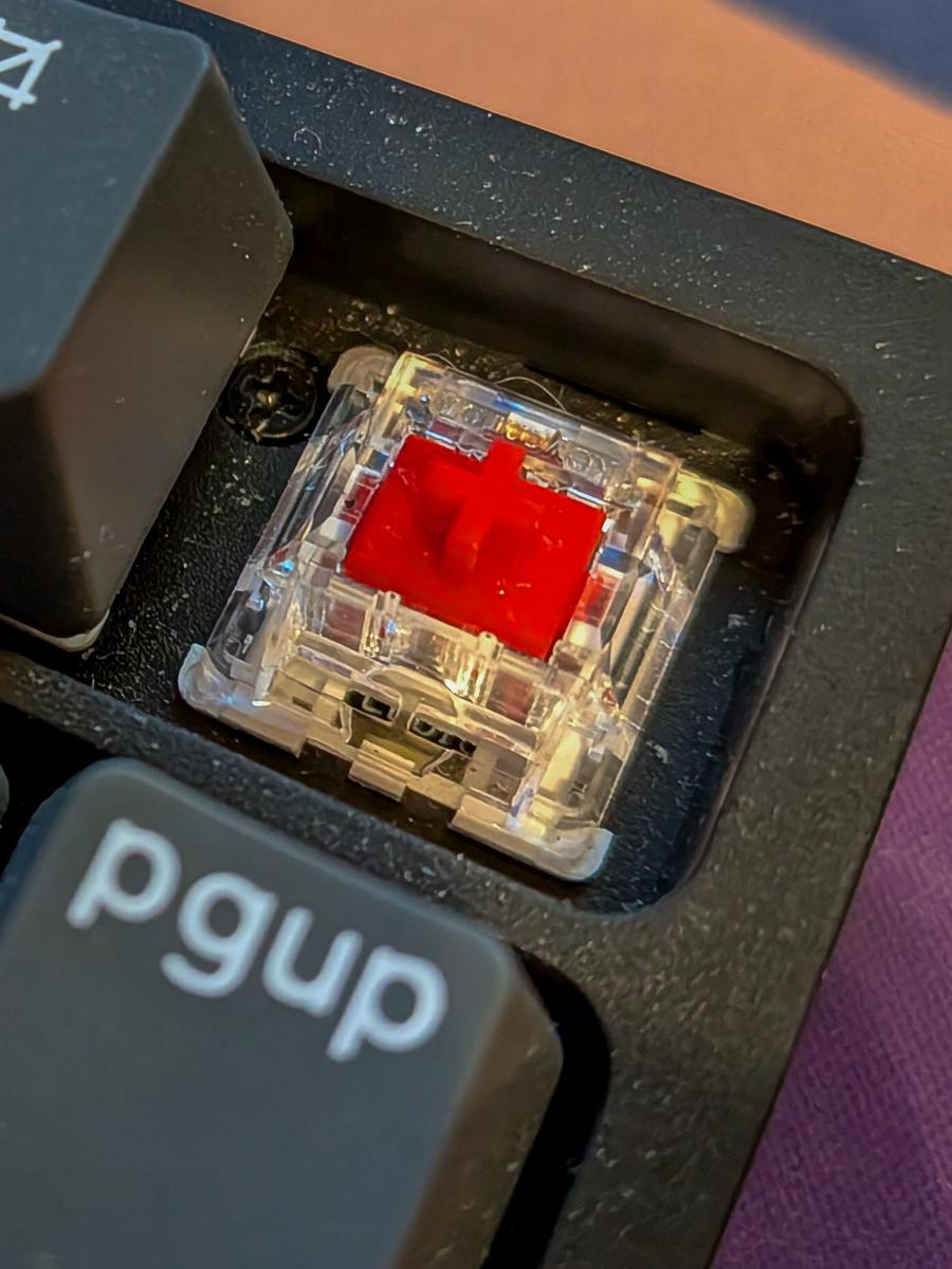 Keychron C1 Pro Mechanical Keyboard K Pro Red Switches White LED QMK/VIA Wired