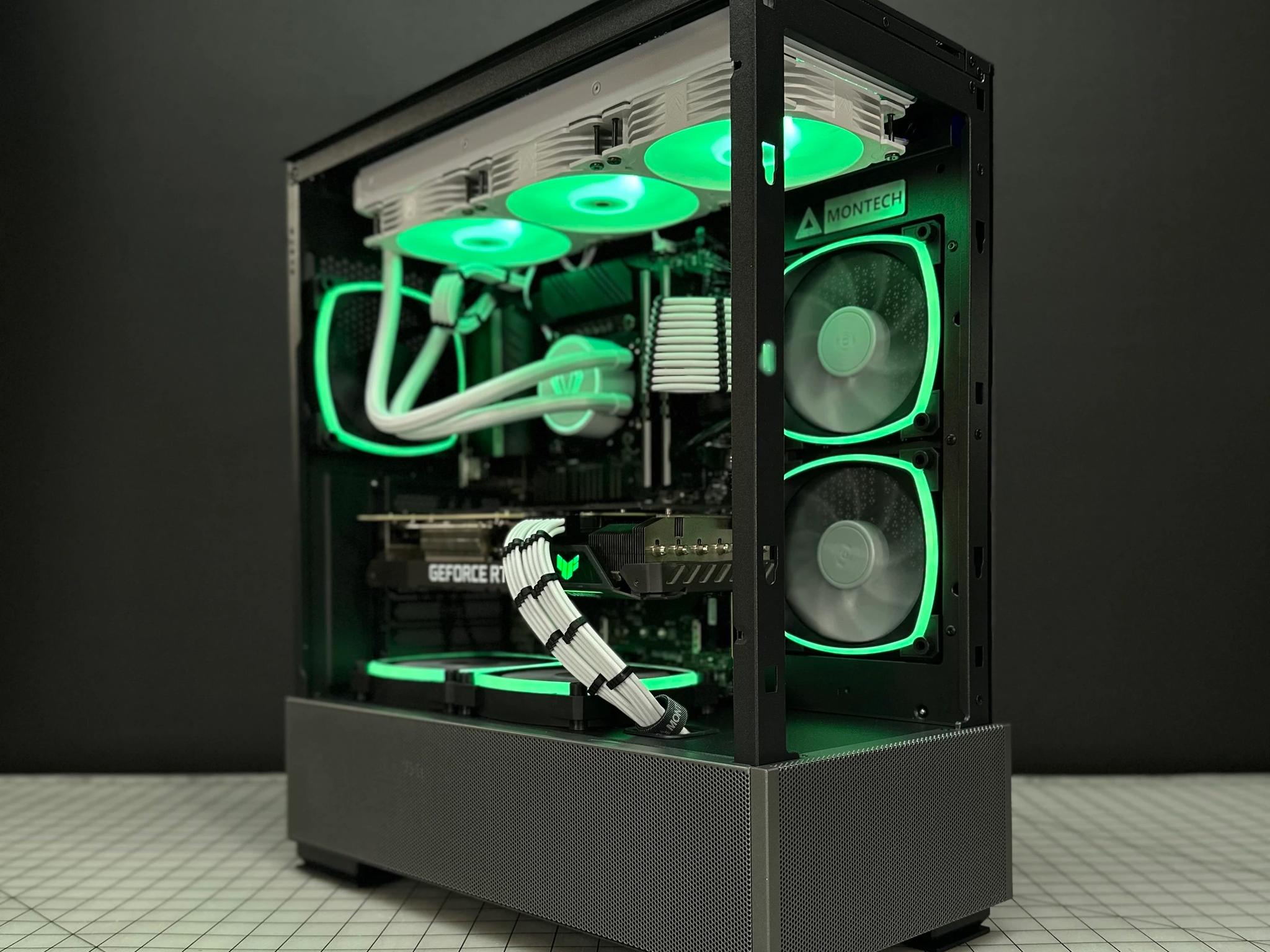 🫧🌊 Aqua 🫧🌊 RTX 3080 / Intel i7-12700k / 1TB SSD / 32GB Ram / 360 AIO Watercooled / WIFI / WIN10