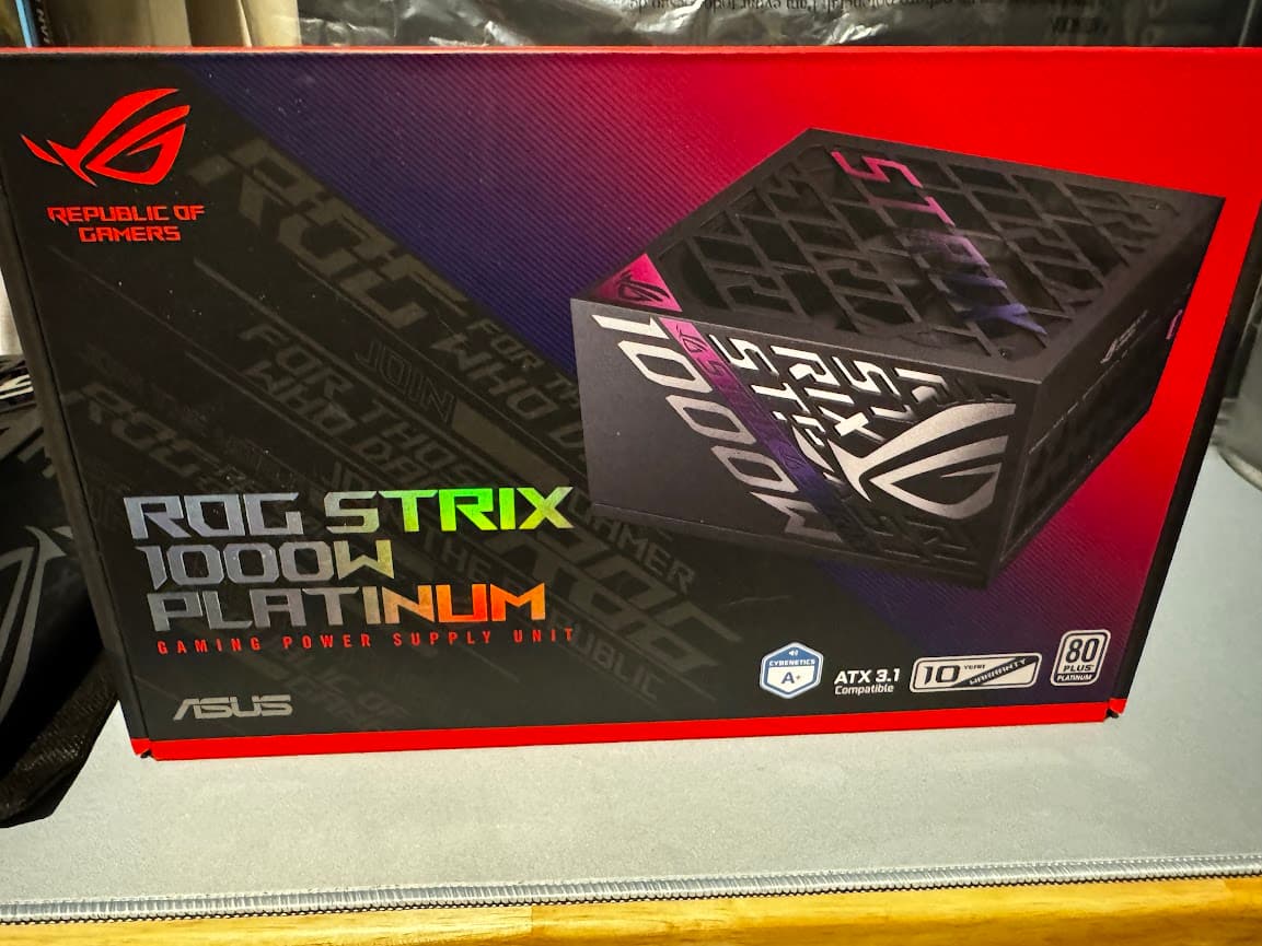 Title: ASUS ROG Strix 1000W Platinum (ROG-STRIX-1000P-GAMING) - Like New Demo Unit