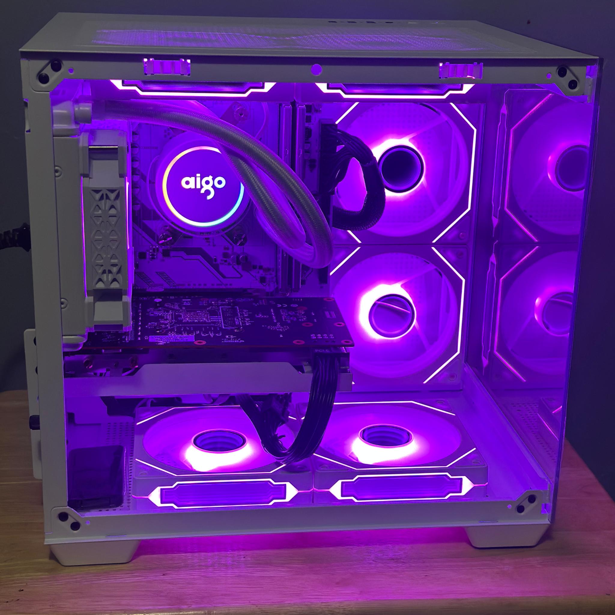 Ryzen 5 5600g|RX 6600|B-450|16g DDR4 3200mhz|512g M.2 NVME|500w 80+ Bronze Psu|120mm AIO