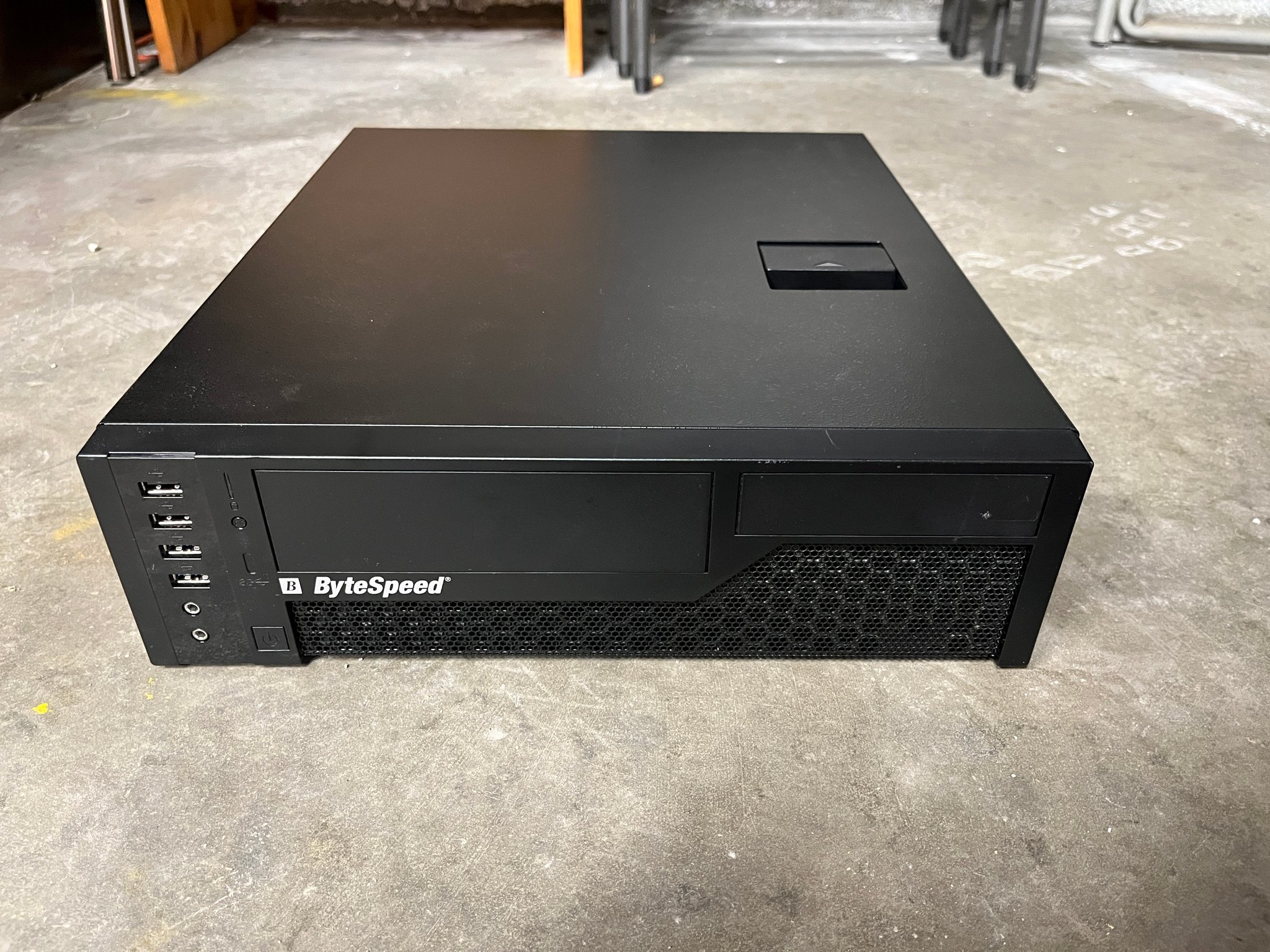 In‑Win CE685 Micro‑ATX Case w/ 300W PSU – Used – ByteSpeed Logo – Some Screws Included