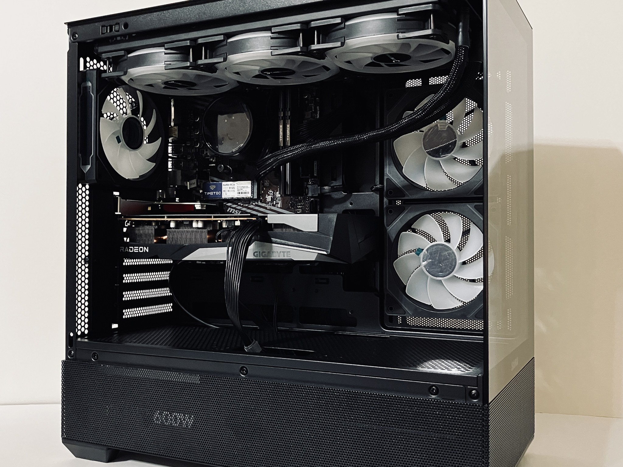 ⚡Best Value Liquid Cooled Gaming PC - RX 7600 8GB ● Ryzen 5 5500 ● 16GB RAM ● 1TB SSD ● Wi-Fi