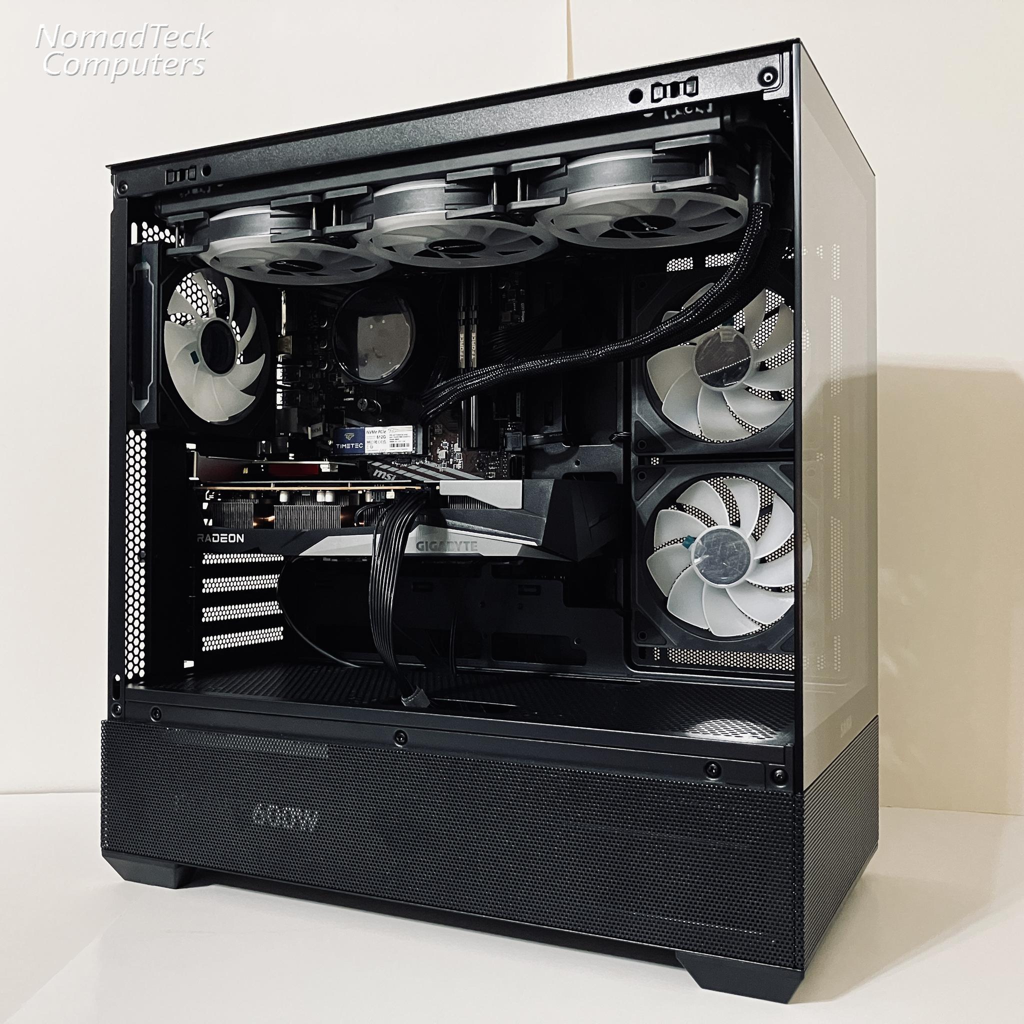 ⚡Best Value Liquid Cooled Gaming PC - RX 7600 8GB ● Ryzen 5 5500 ● 16GB RAM ● 1TB SSD ● Wi-Fi