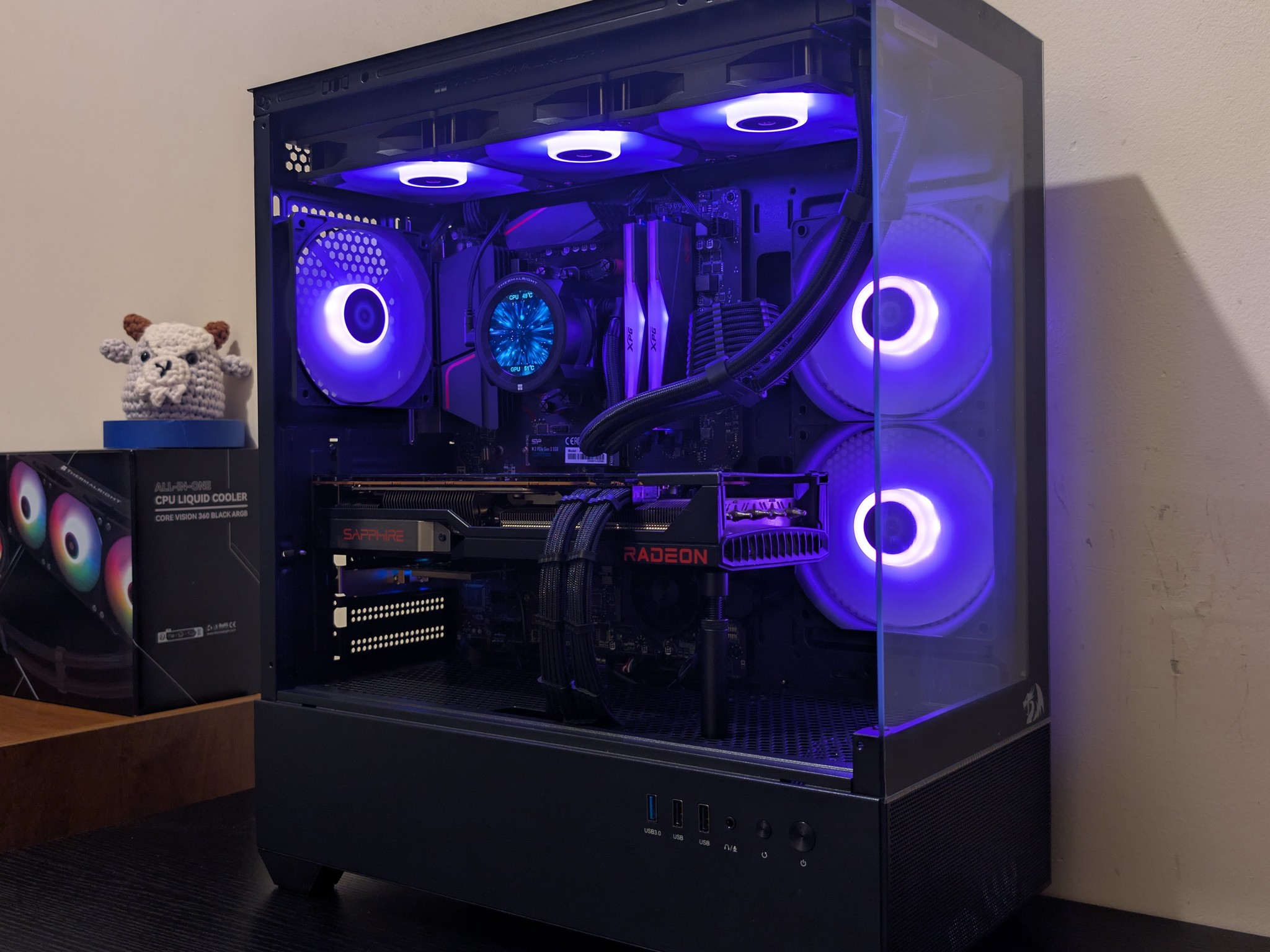 🔥🐦‍⬛ 1440p Gaming Beast | RX 6800XT| Ryzen 7 5800X | 1TB SSD | 32GB RAM | WiFi 6 & Bluetooth 🐦‍⬛🔥