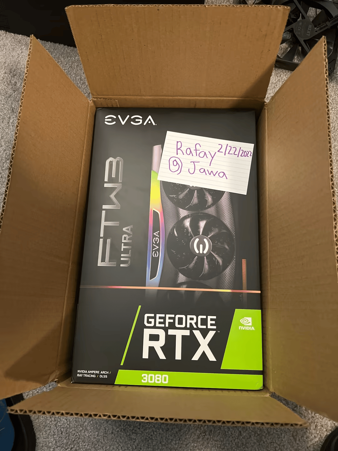 EVGA RTX 3080 FTW3 Ultra