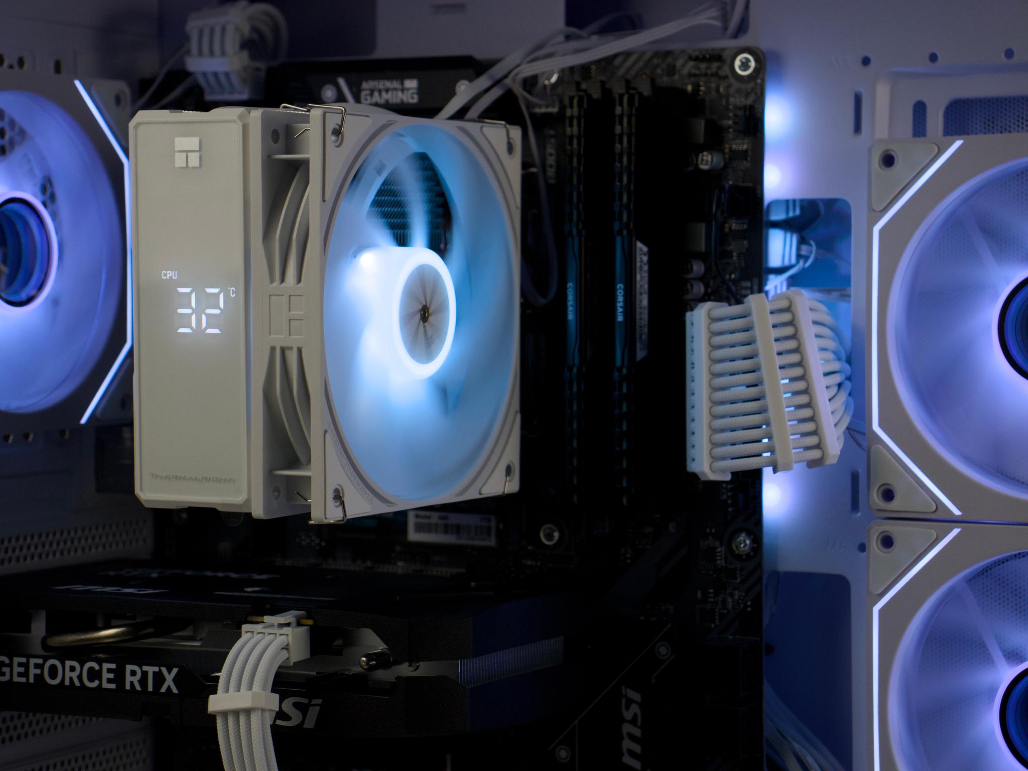 ⚪🔵  Gaming PC - RTX 5060 - Ryzen 5 5600XT - 32GB Ram - 1TB NVMe SSD - Digital Display 🔵⚪