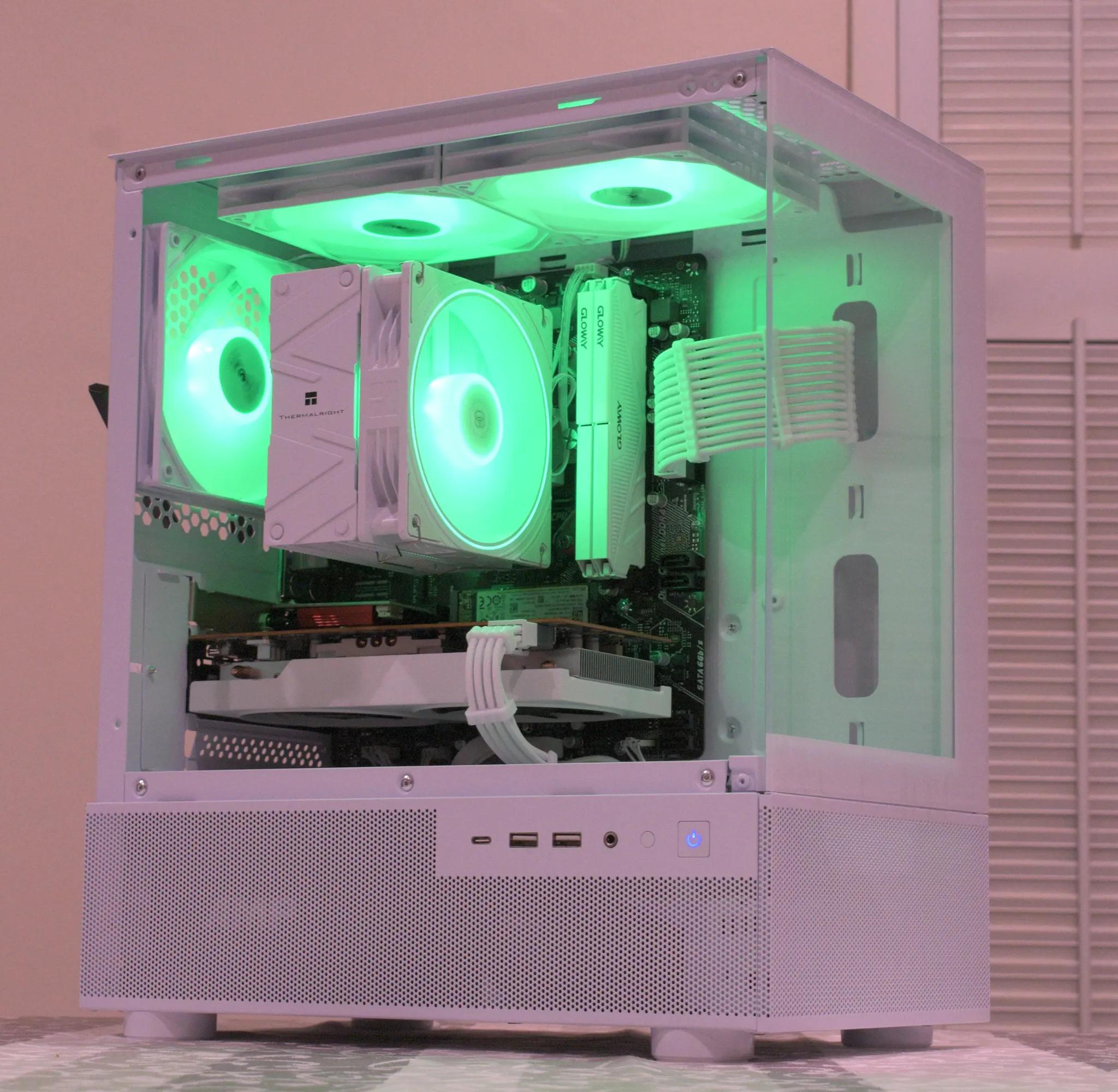 1080p Beast | Ryzen 5 3600 | RX 6600 8GB | 32GB DDR4 | 1TB nVME SSD | 1080p White RGB Gaming PC