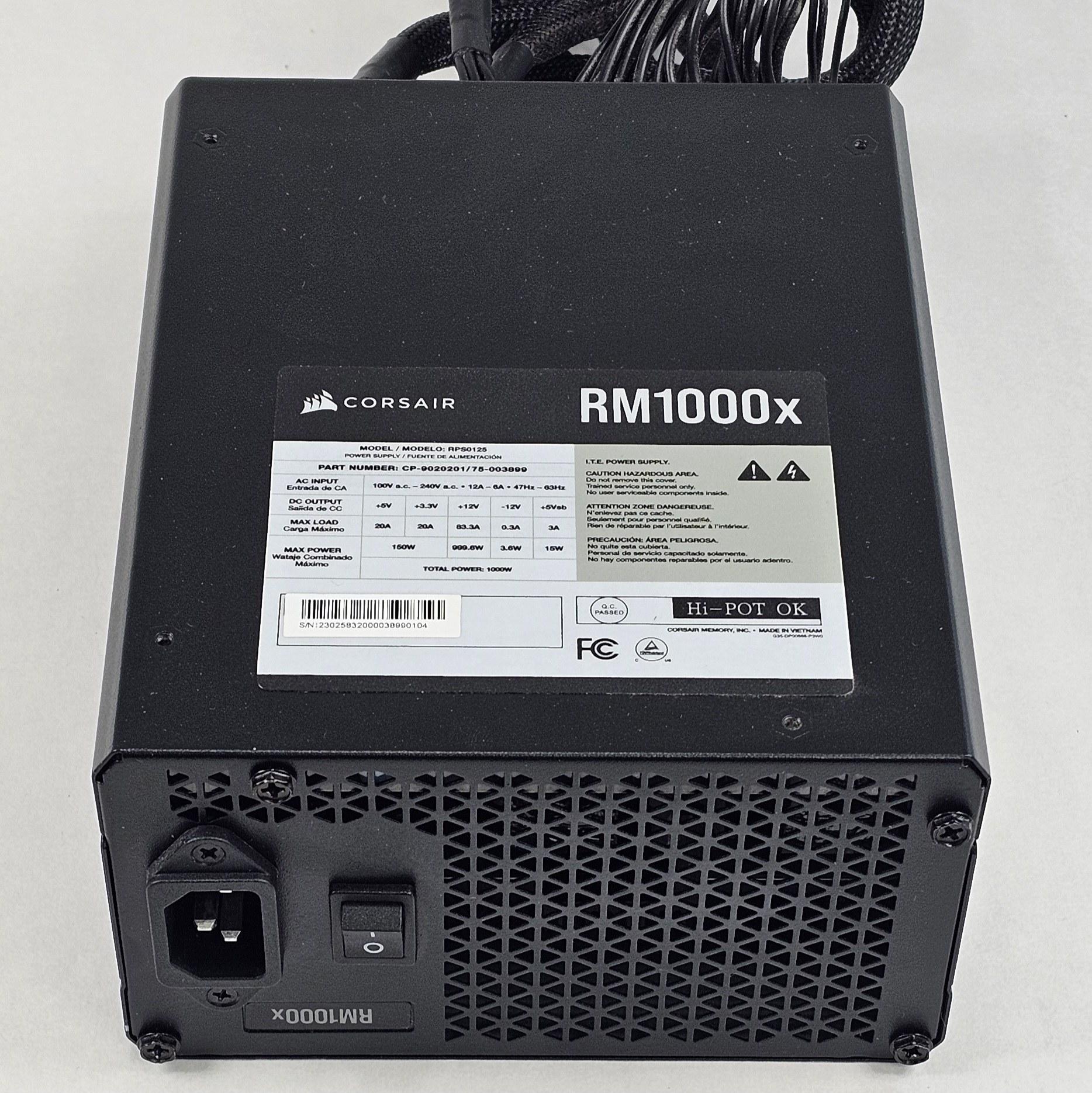 1000 Watt PSU Corsair RM1000x Power Supply