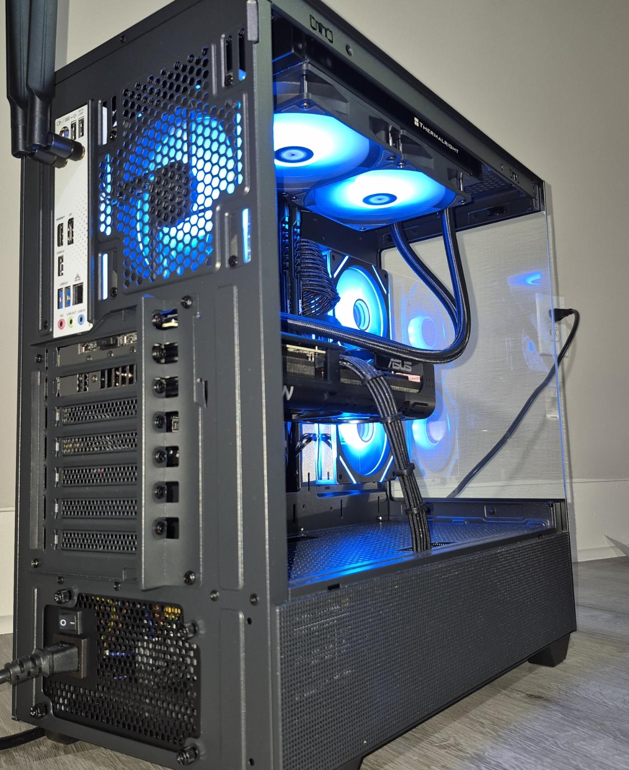1440p Gaming Desktop PC, Intel i5 14600k, AMD RX 9600 XT 16 GB, 1TB SSD, 32GB DDR4