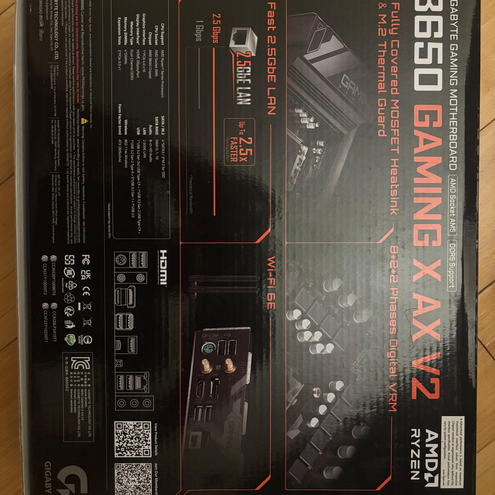 Brand New Gigabyte B650 AM5 Motherboards