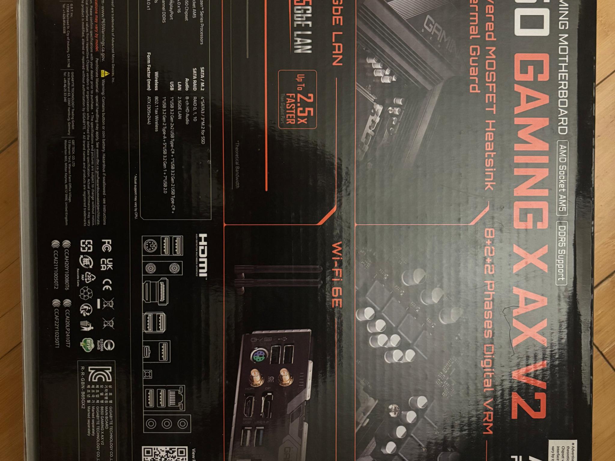 Brand New Gigabyte B650 AM5 Motherboards