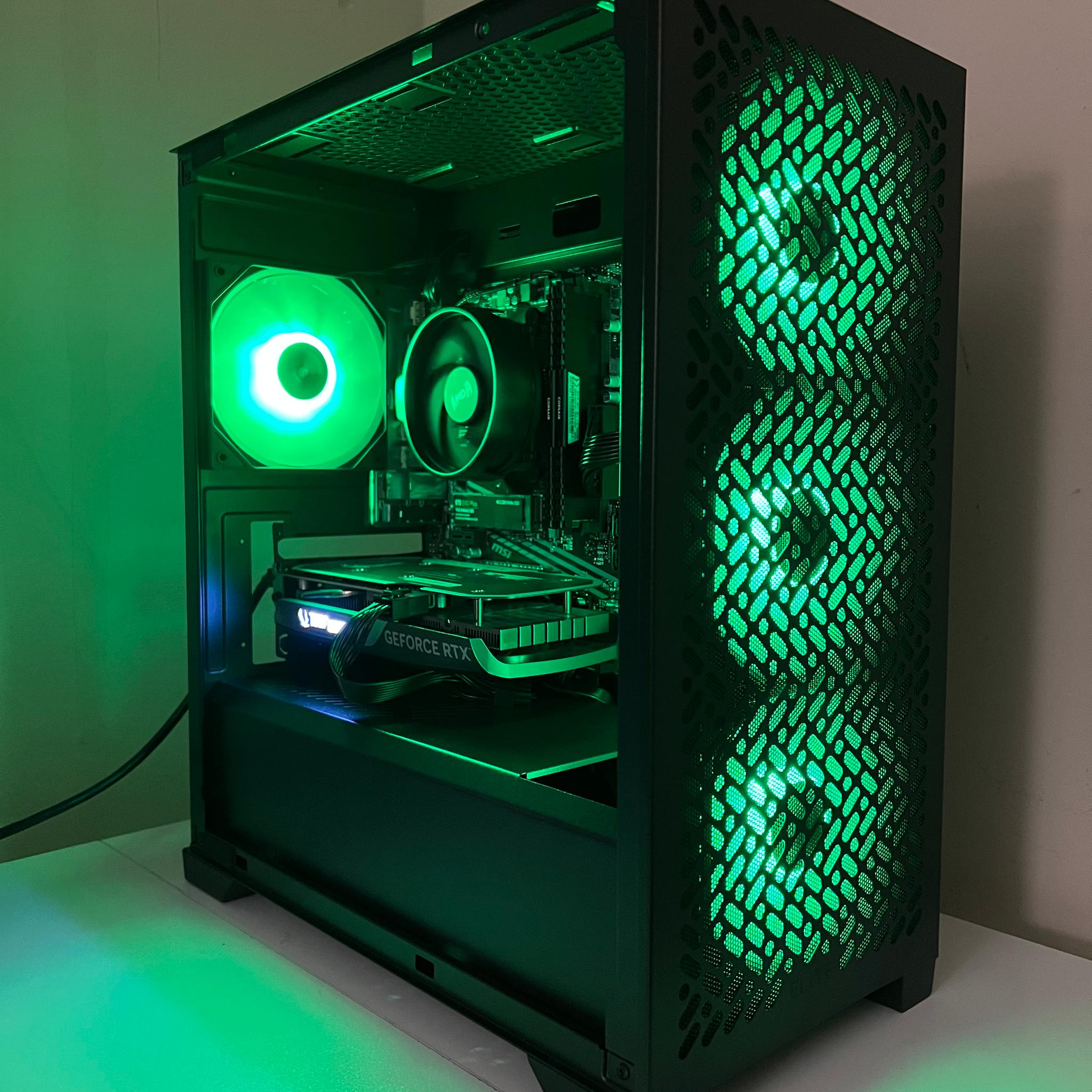 Gaming pc with RTX 4060 | ryzen 5 5500 | 16gb ddr4 | 1tb nvme storage | mid-ranged