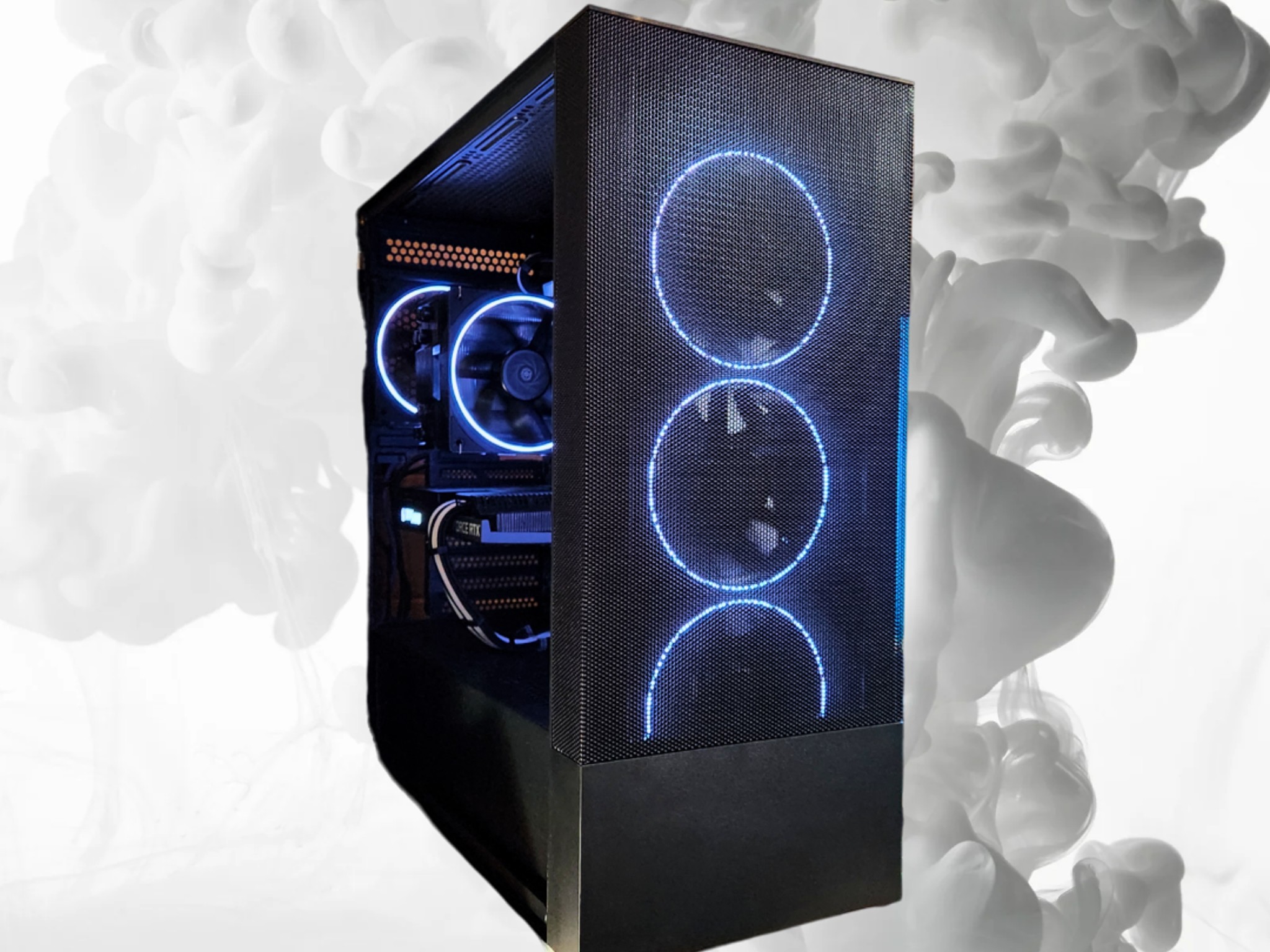 🤵Tuxedo🔲: RTX 3070 | Ryzen 5 5600 | 32GB DDR4 RAM | 1TB SSD | 7 Fans | Black and White RGB PC