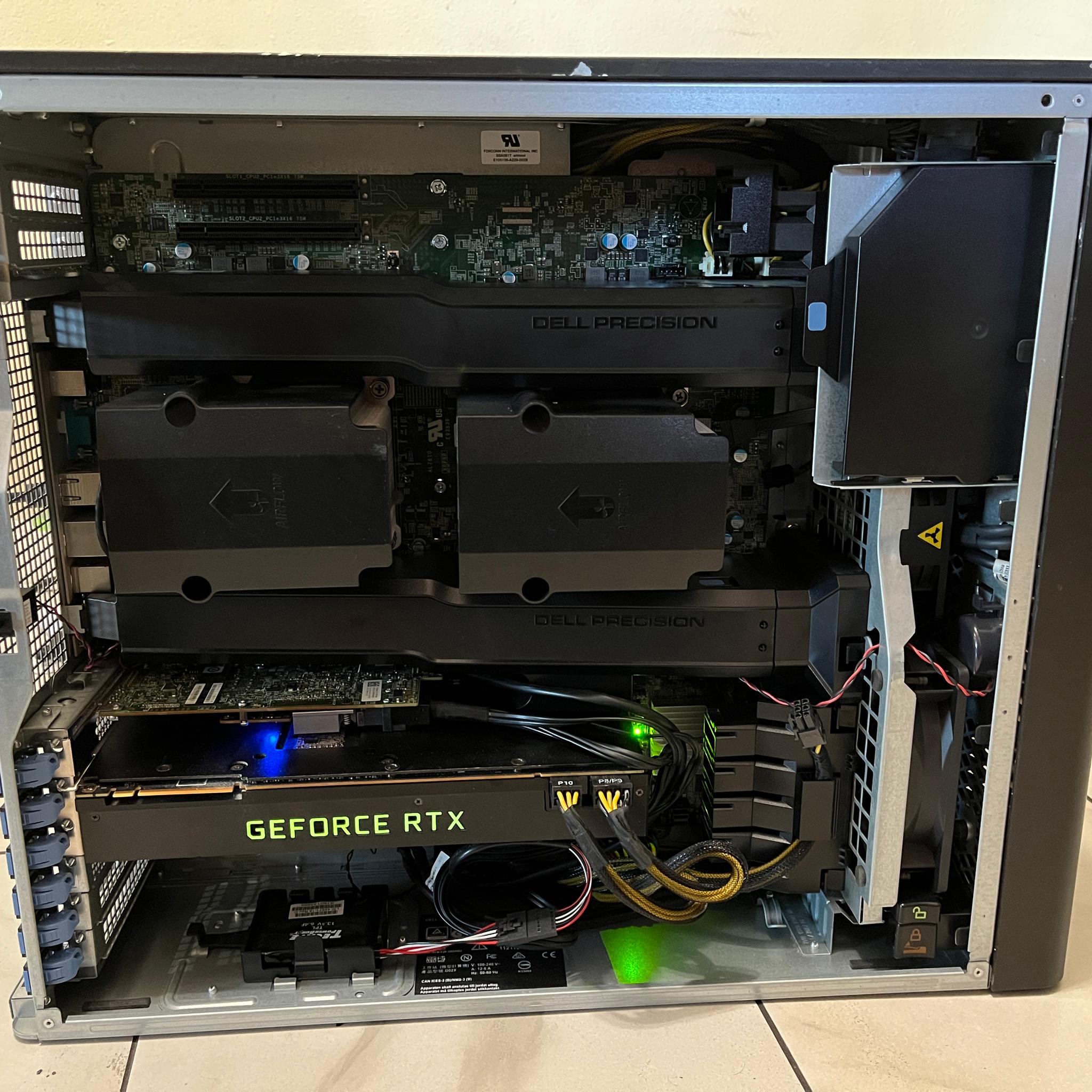 🔥NVIDIA RTX 2080, Intel Xeon 12 Core (Same as i7), 500 GB SSD, 16 GB RAM, Dell T7910 Gaming PC