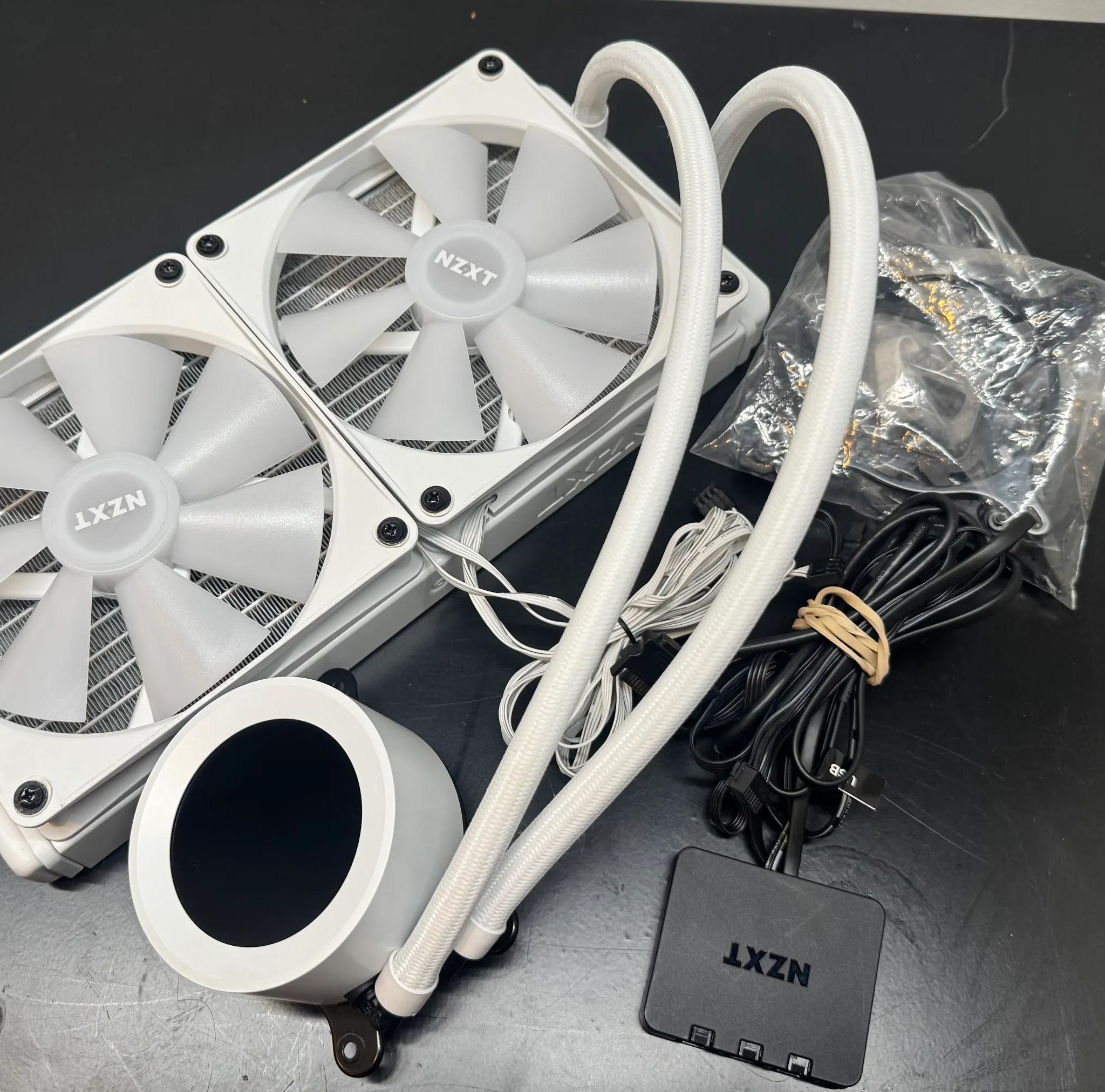 NZXT Kraken Elite 280 WHITE RGB WITH CONTROLLER