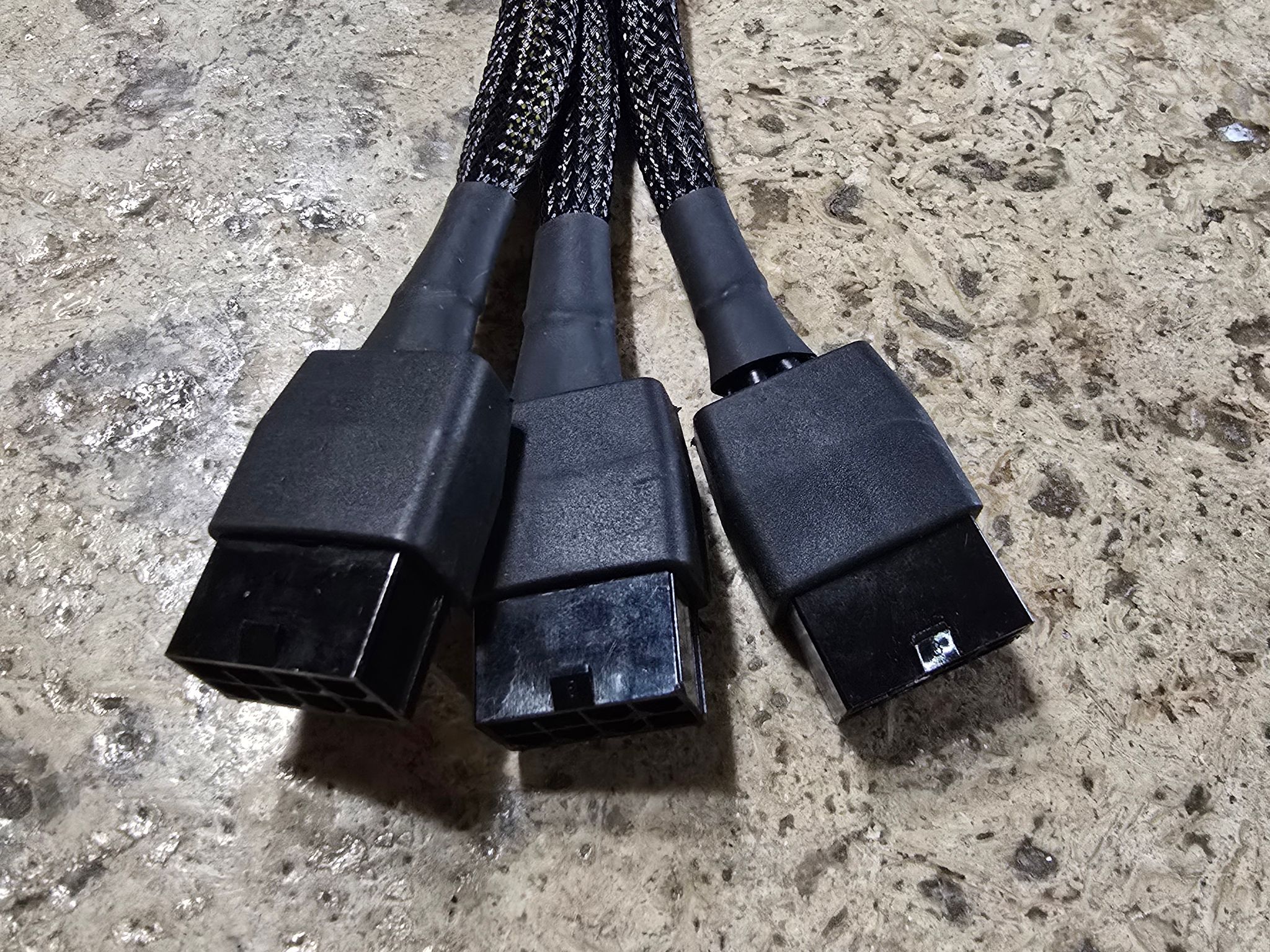 3X 8 Pin 16AWG PCIE 5.0 12VHPWR 600W 90 Degree Right Angle 16 Pin 12+4Pin Supply Adapter
