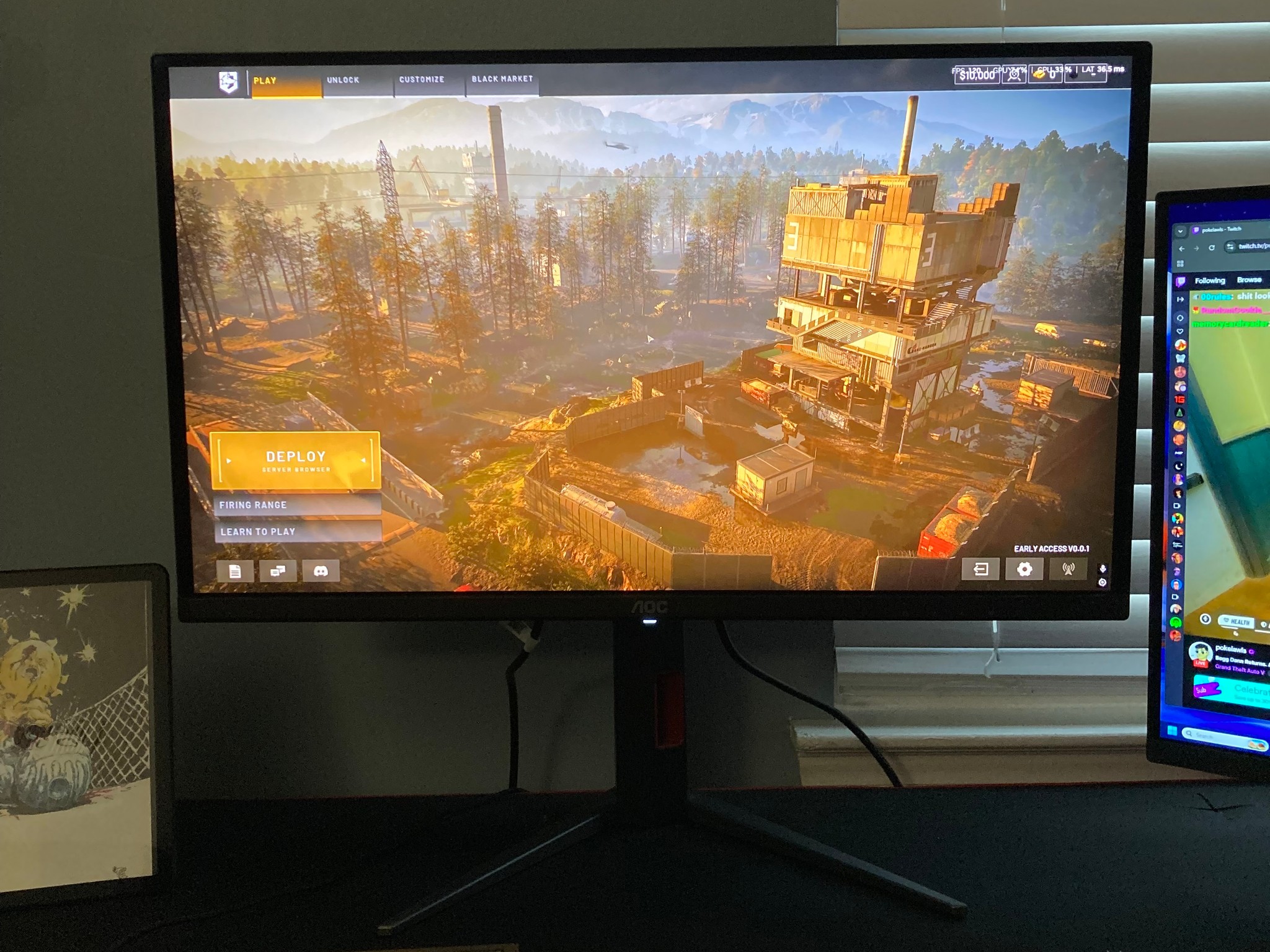 AOC 27" Q27G4ZD 240Hz QD OLED, QHD NVIDIA G-SYNC USED LIKE NEW GAMING MONITOR