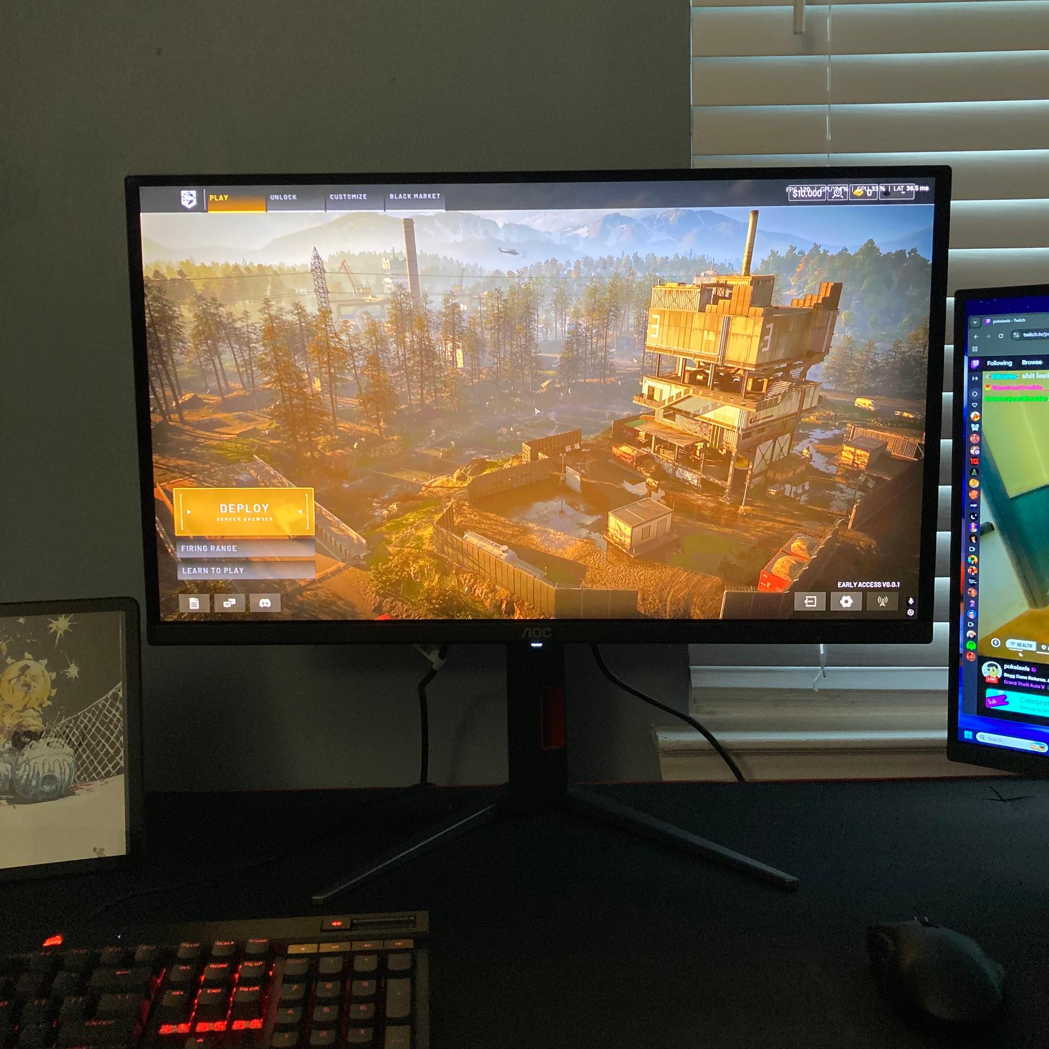 AOC 27" Q27G4ZD 240Hz QD OLED, QHD NVIDIA G-SYNC USED LIKE NEW GAMING MONITOR