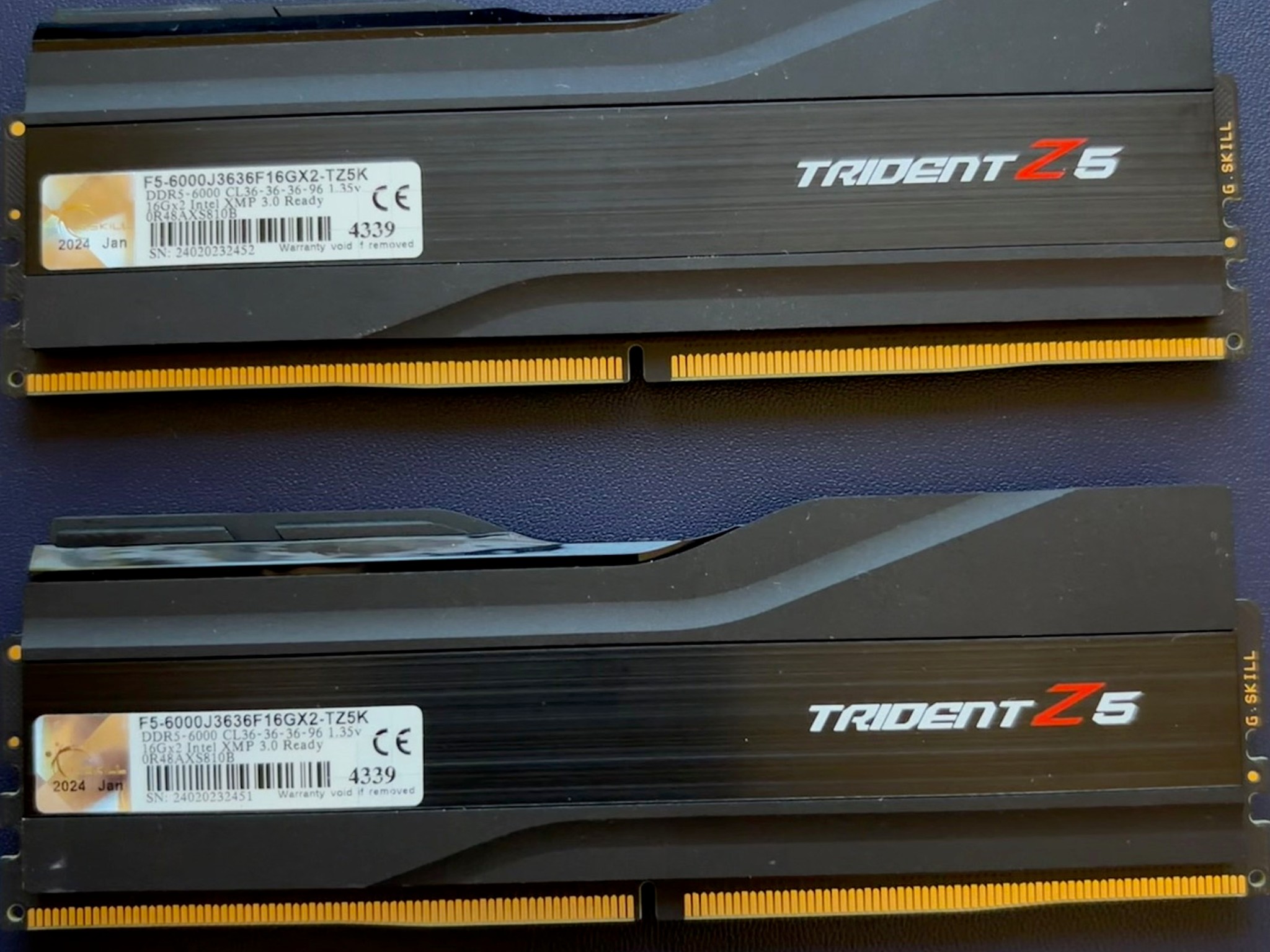 32GB (2 x 16GB) G.Skill Trident Z DDR5