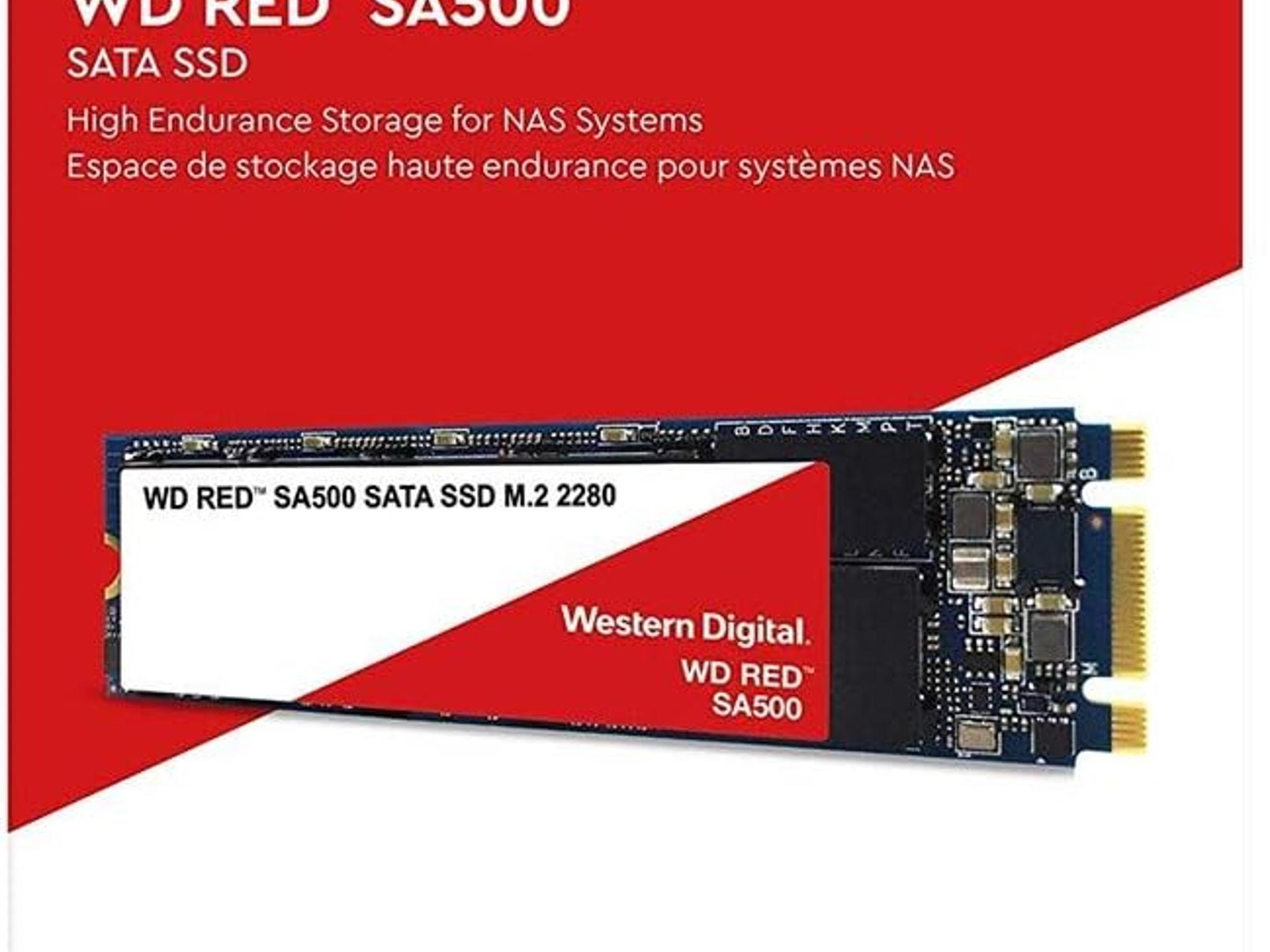 WD Red SA500 500GB M.2 2280 SATA NAS SSD - 560MB/s - Warranty Until August 2030 - Like New
