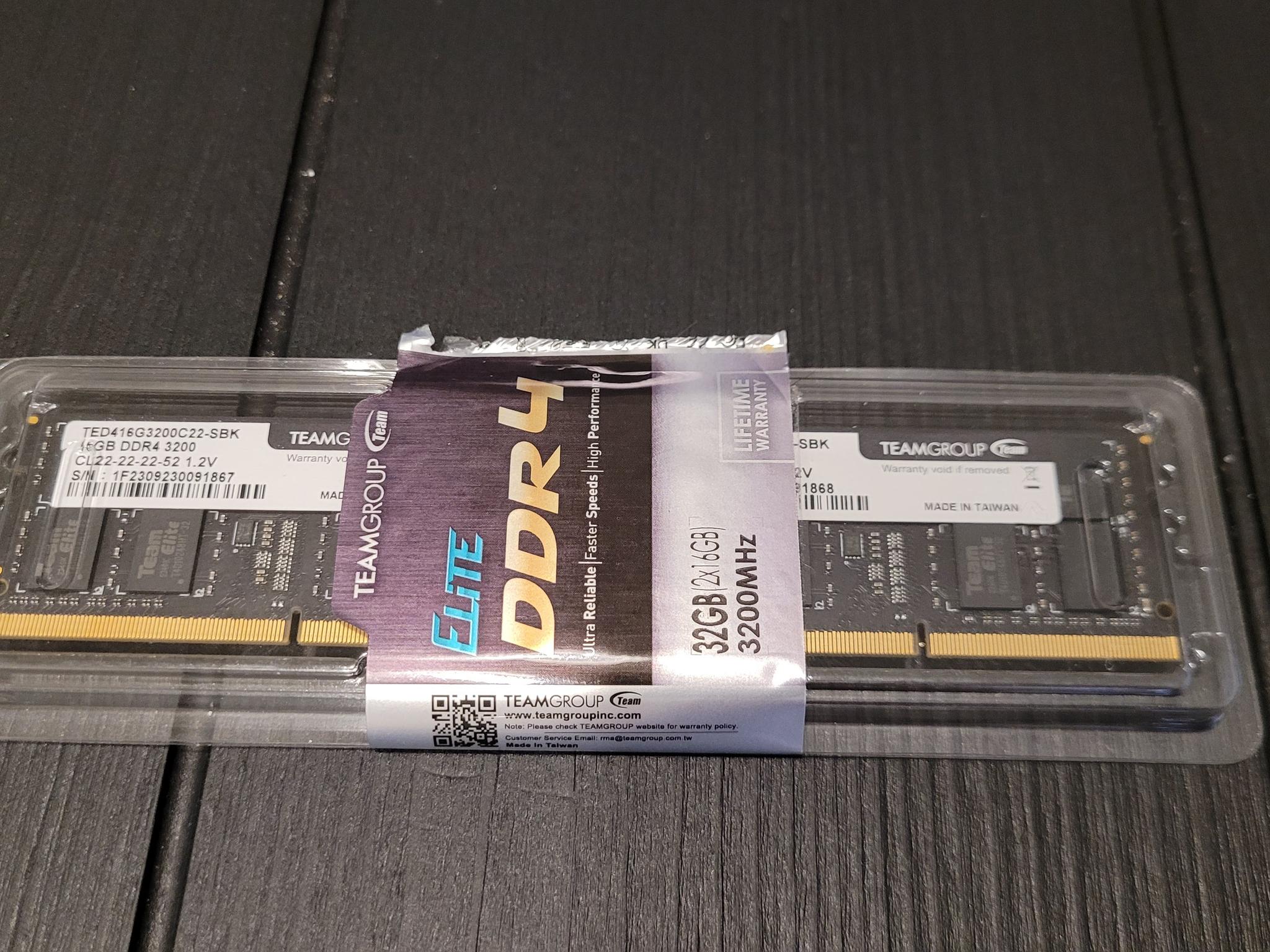 TEAMGROUP Laptop Memory 32GB DDR4 (2X16GB) 3200MHZ CL22 Elite DDR4