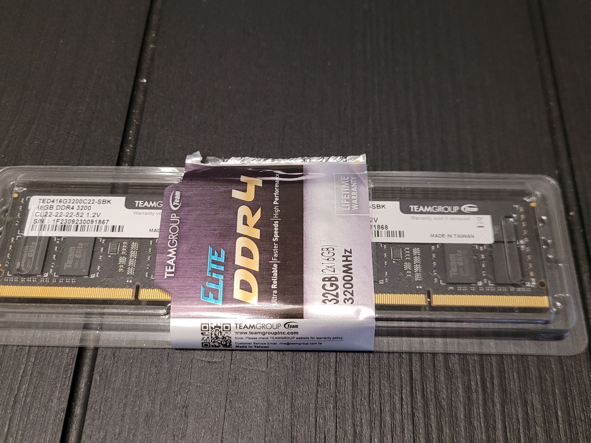 TEAMGROUP Laptop Memory 32GB DDR4 (2X16GB) 3200MHZ CL22 Elite DDR4
