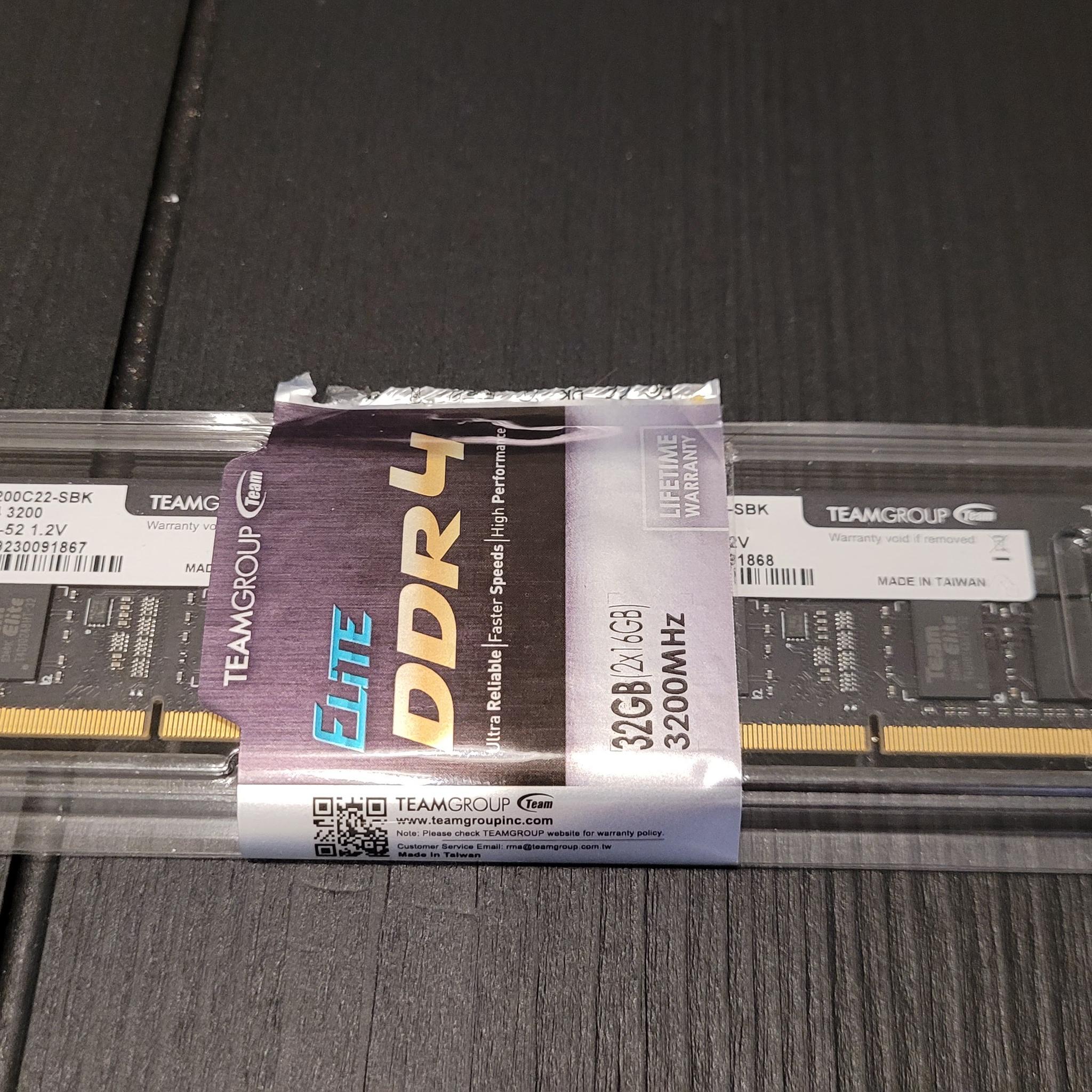 TEAMGROUP Laptop Memory 32GB DDR4 (2X16GB) 3200MHZ CL22 Elite DDR4
