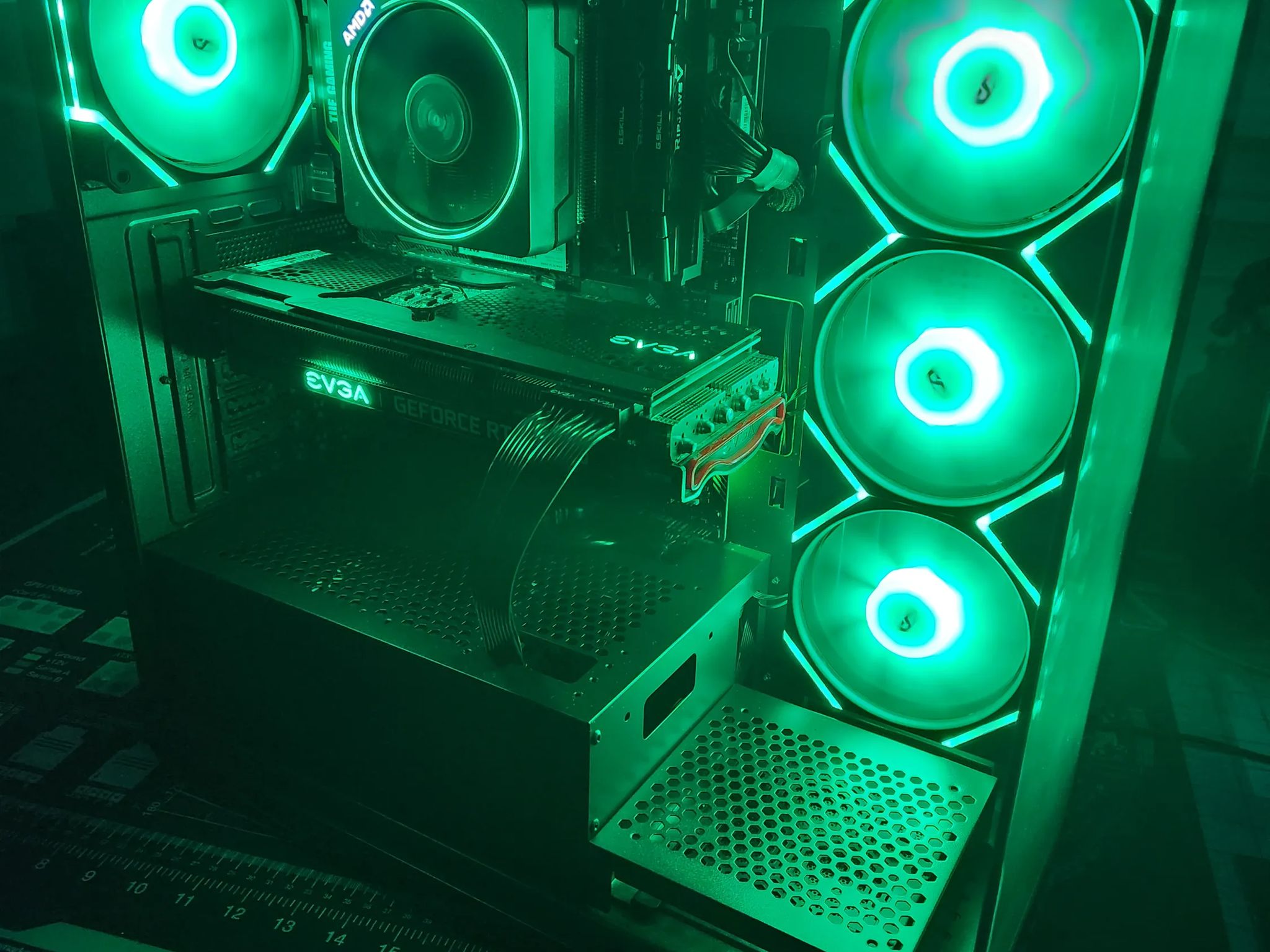 The Green machine II RTX 3080/ Ryzen 9 3900x! 1440P gaming/streaming BEAST!!!
