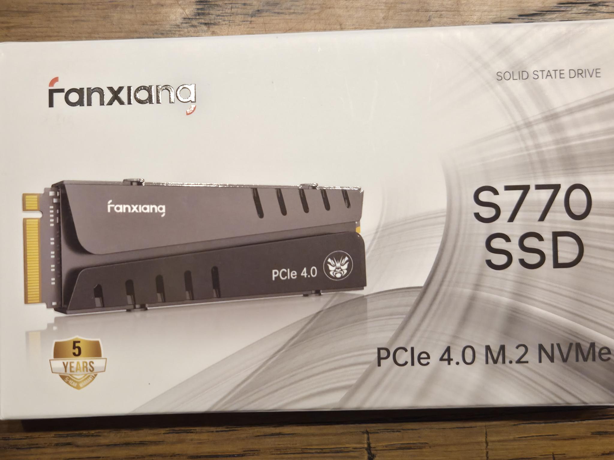 FANXIANG S770 4TB Gen4 NVME SSD (7300MB/s, and 4GB DRAM Cache) Professional SSD! (G70 Pro Copy)