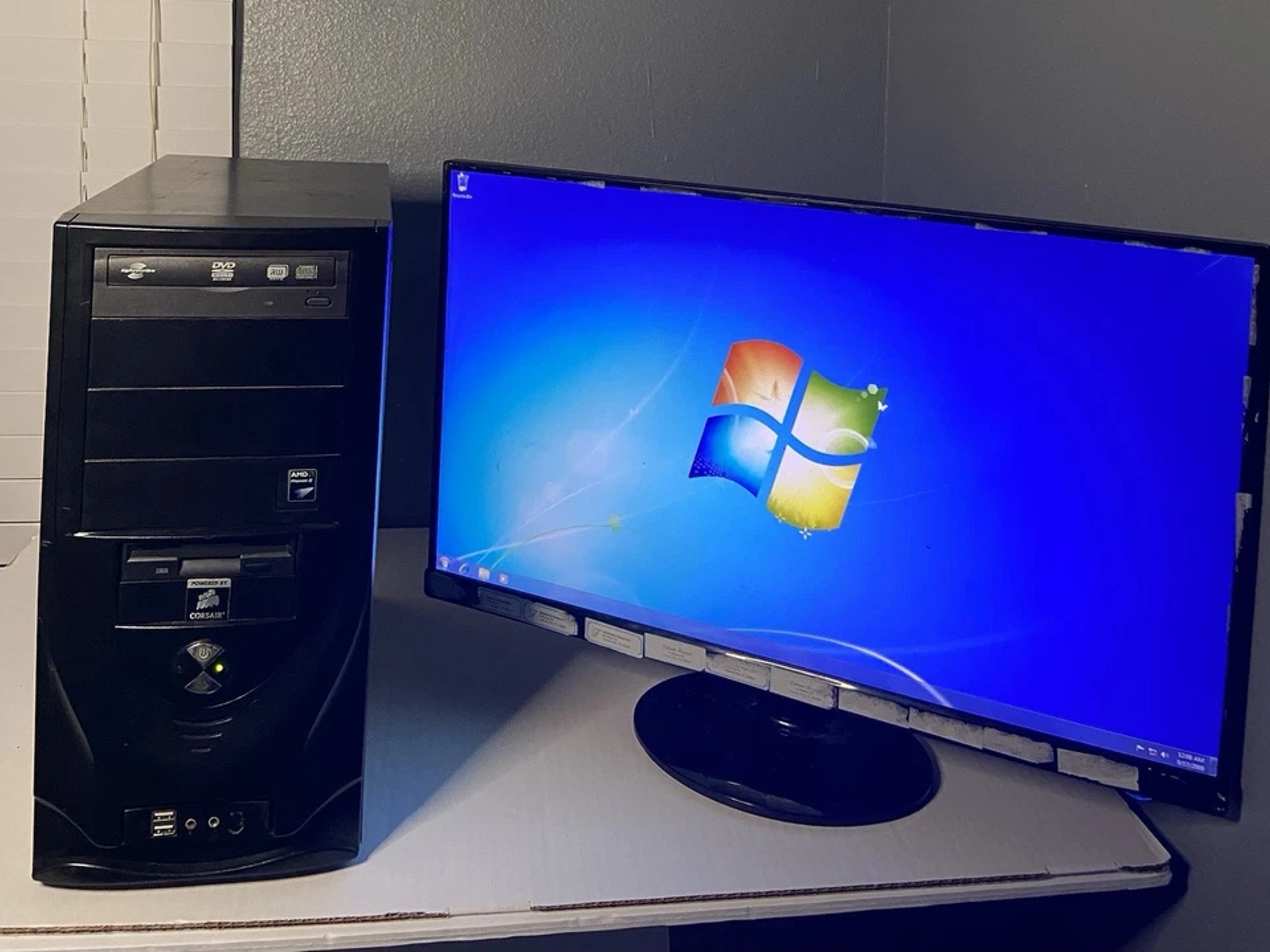T-Series Retro Gaming PC AMD Athlon II X2 255 3.10GHz 8GB Ram 465GB HDD Window 7