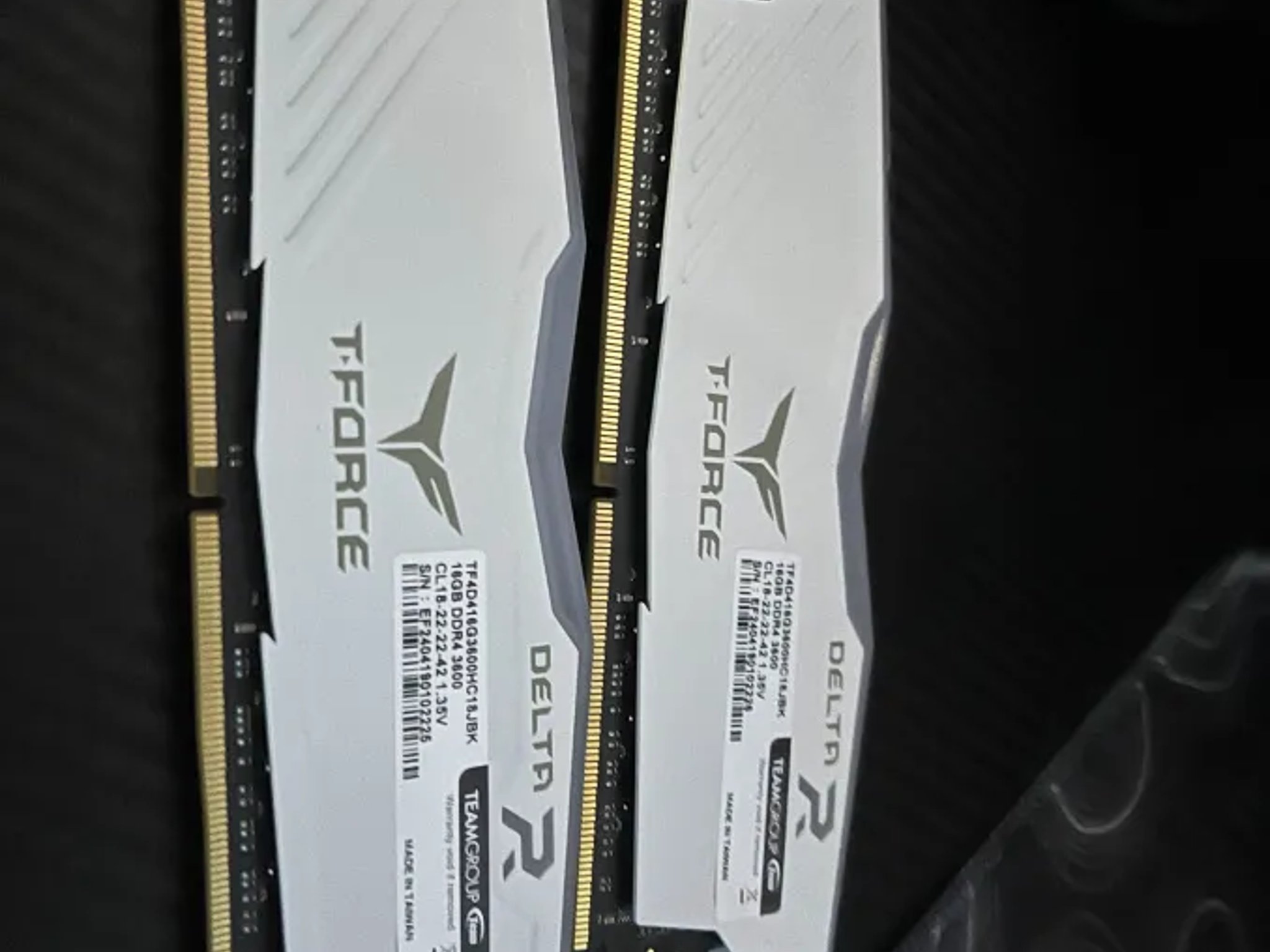 32GB T-Force White DDR4 RAM