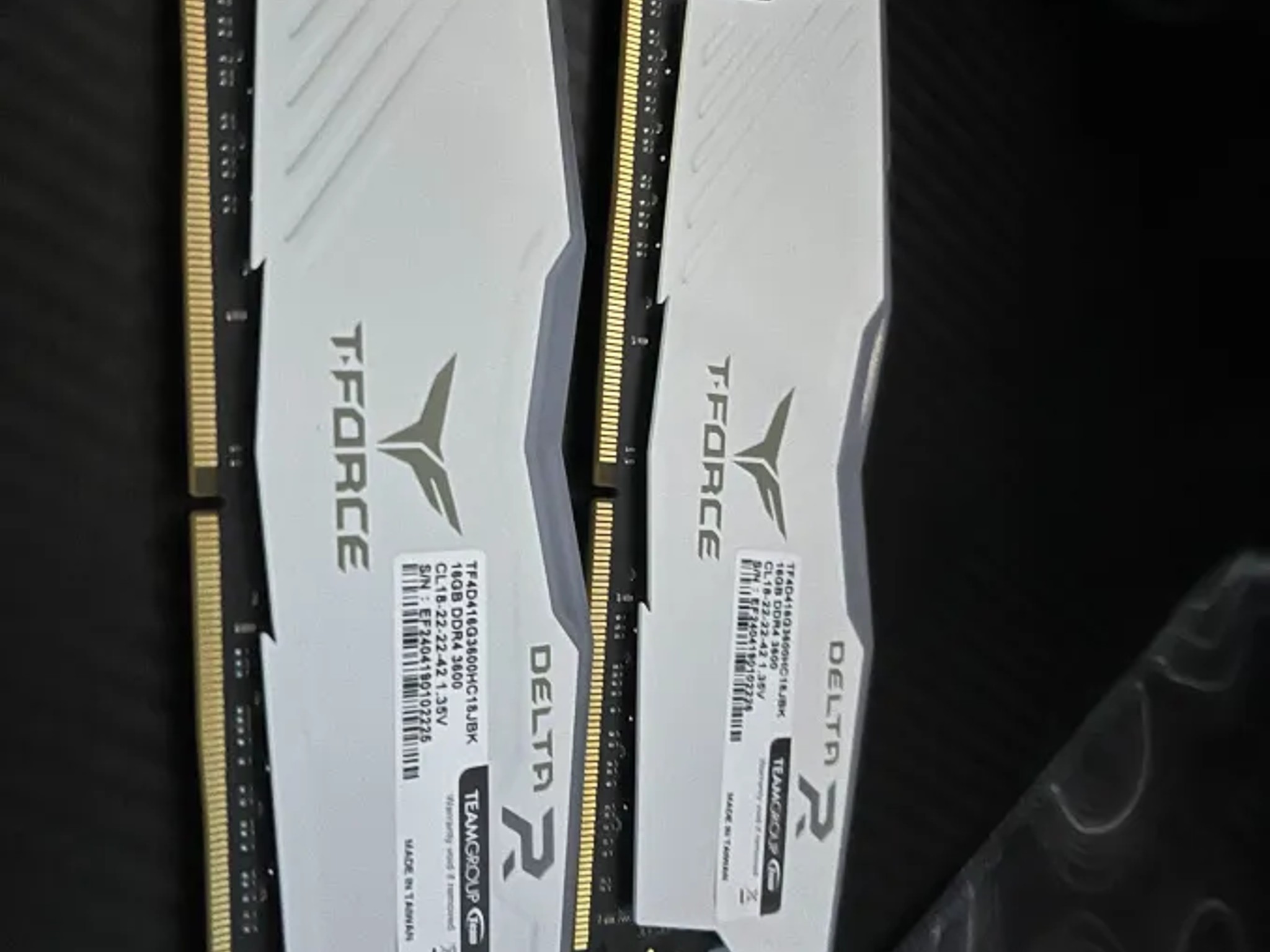 32GB T-Force White DDR4 RAM
