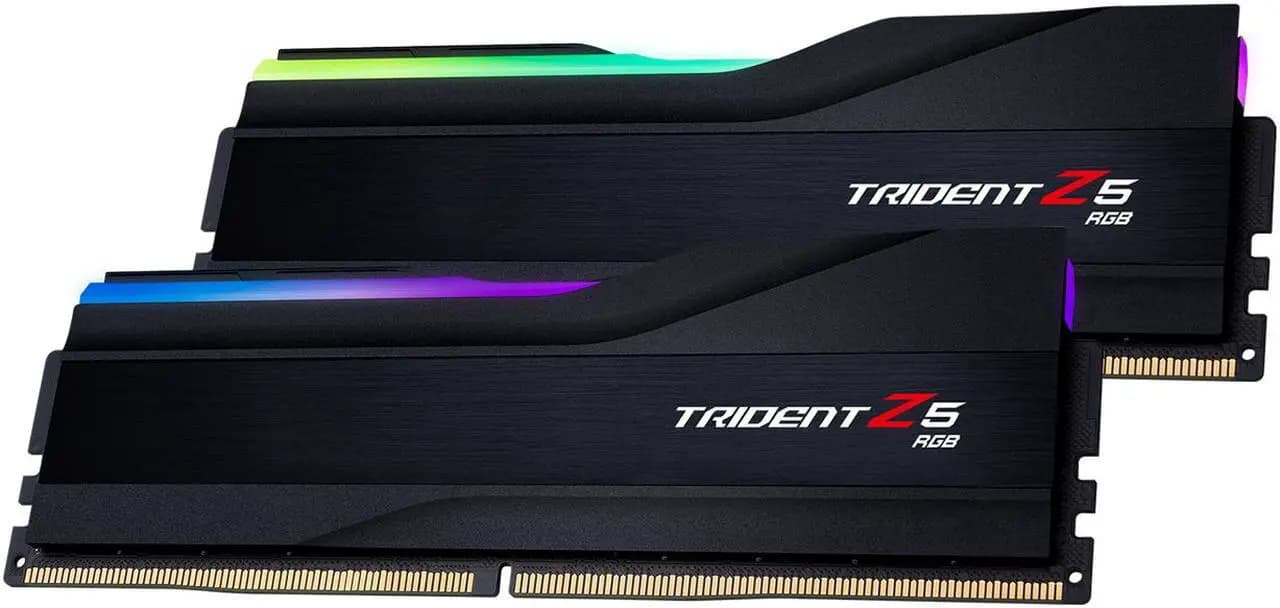 G.SKILL Trident Z5 RGB 64GB (2 x 32GB) 288-Pin PC RAM DDR5 6400 Model F5-6400J3239G32GX2-TZ5RK