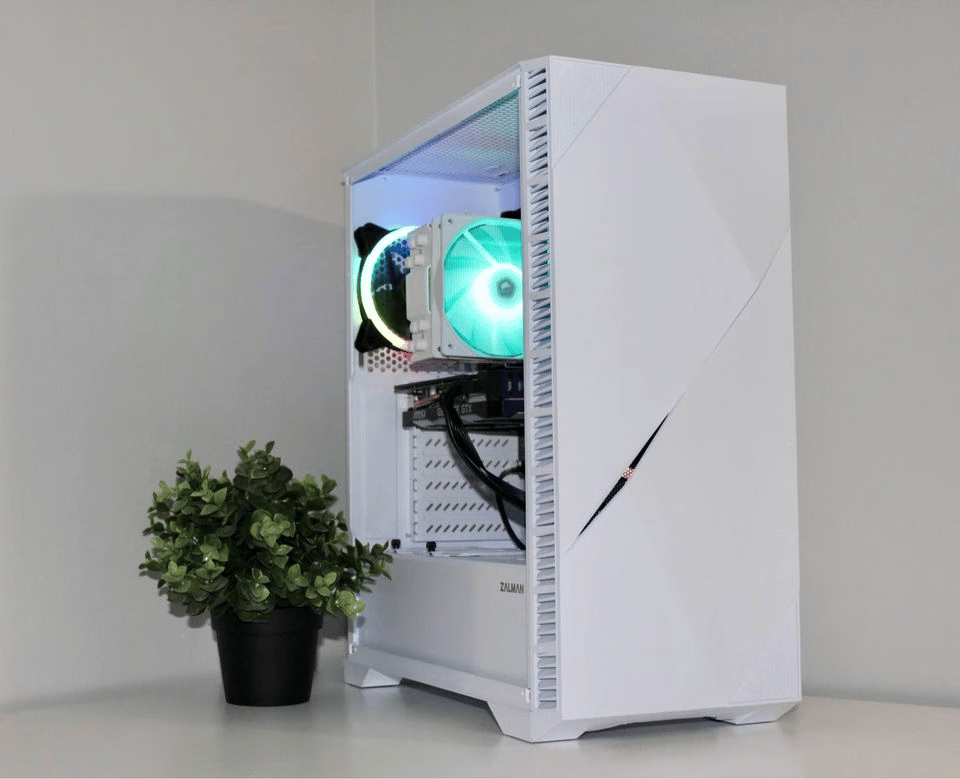 White Budget PC | Intel 10100F | GTX 1660TI 