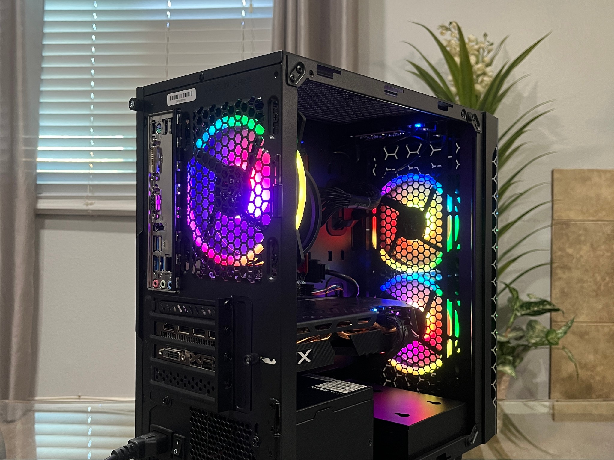 RX 580 8GB, Ryzen 7 1700, 8GB RAM | Black RGB Gaming Computer/PC