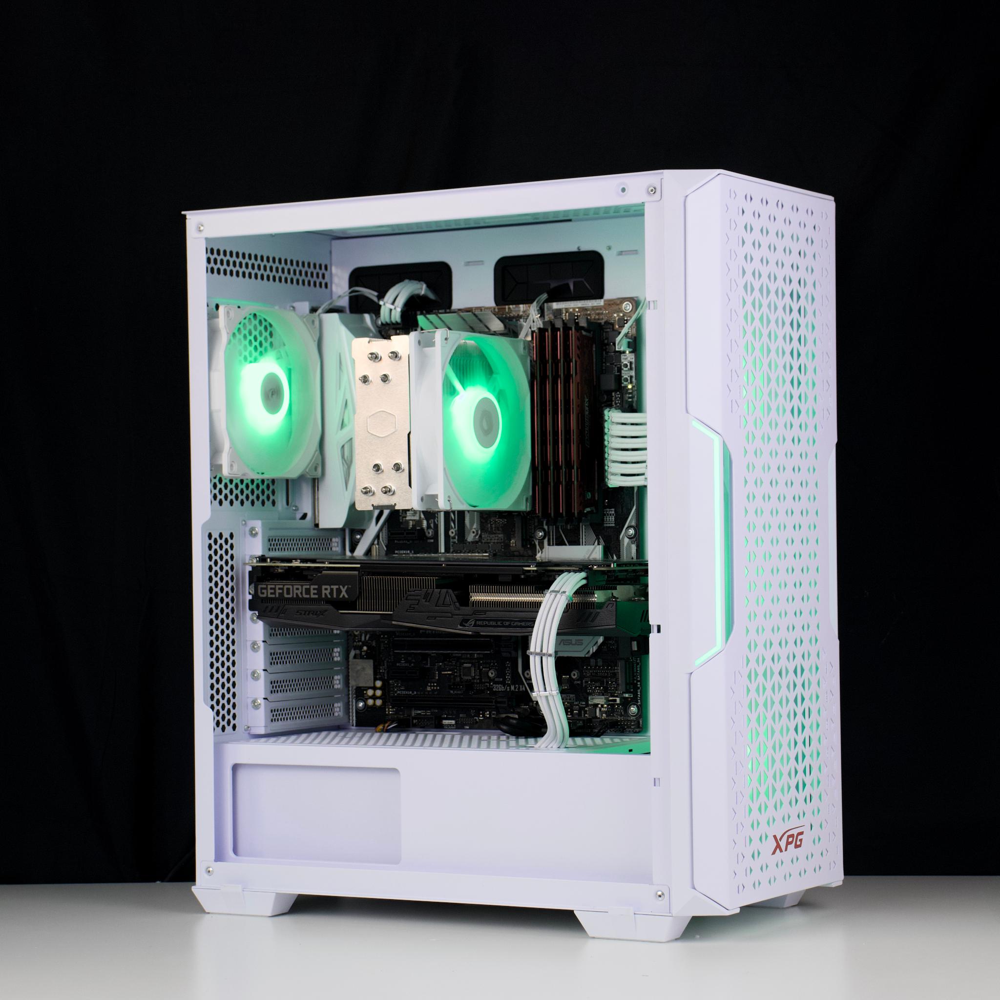 🧊❄️🧊 White Gaming PC – RTX 2060, i7 7700K, 16GB RAM, 500GB SSD - WiFi, BlueTooth 🧊❄️🧊