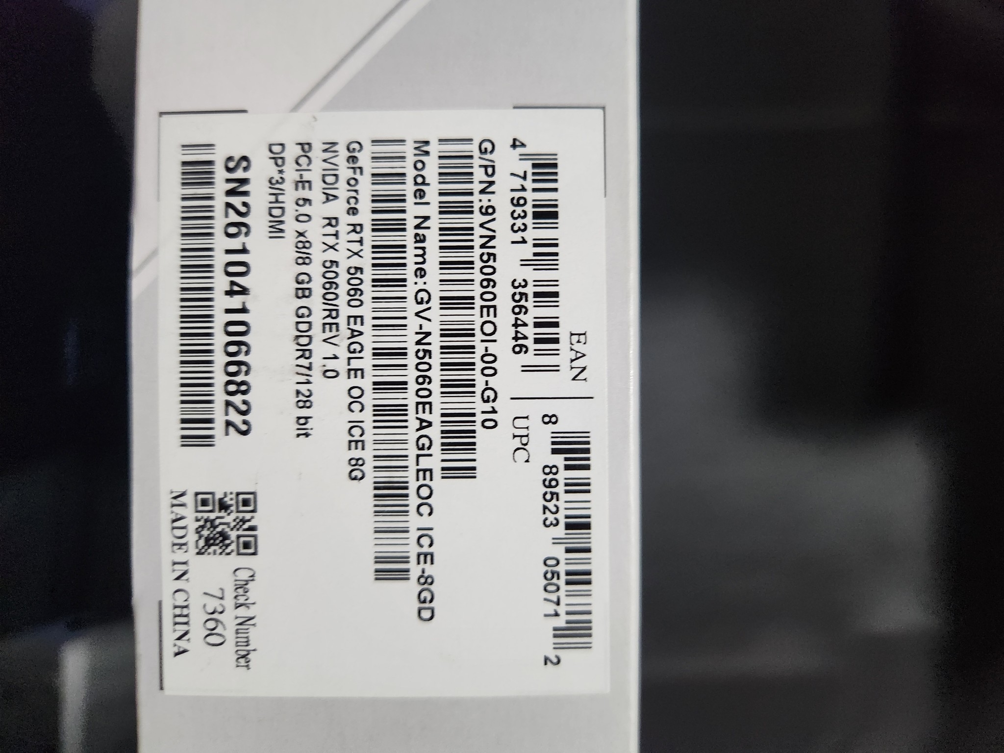 Gigabyte Eagle Geforce Rtx 5060 8gb
