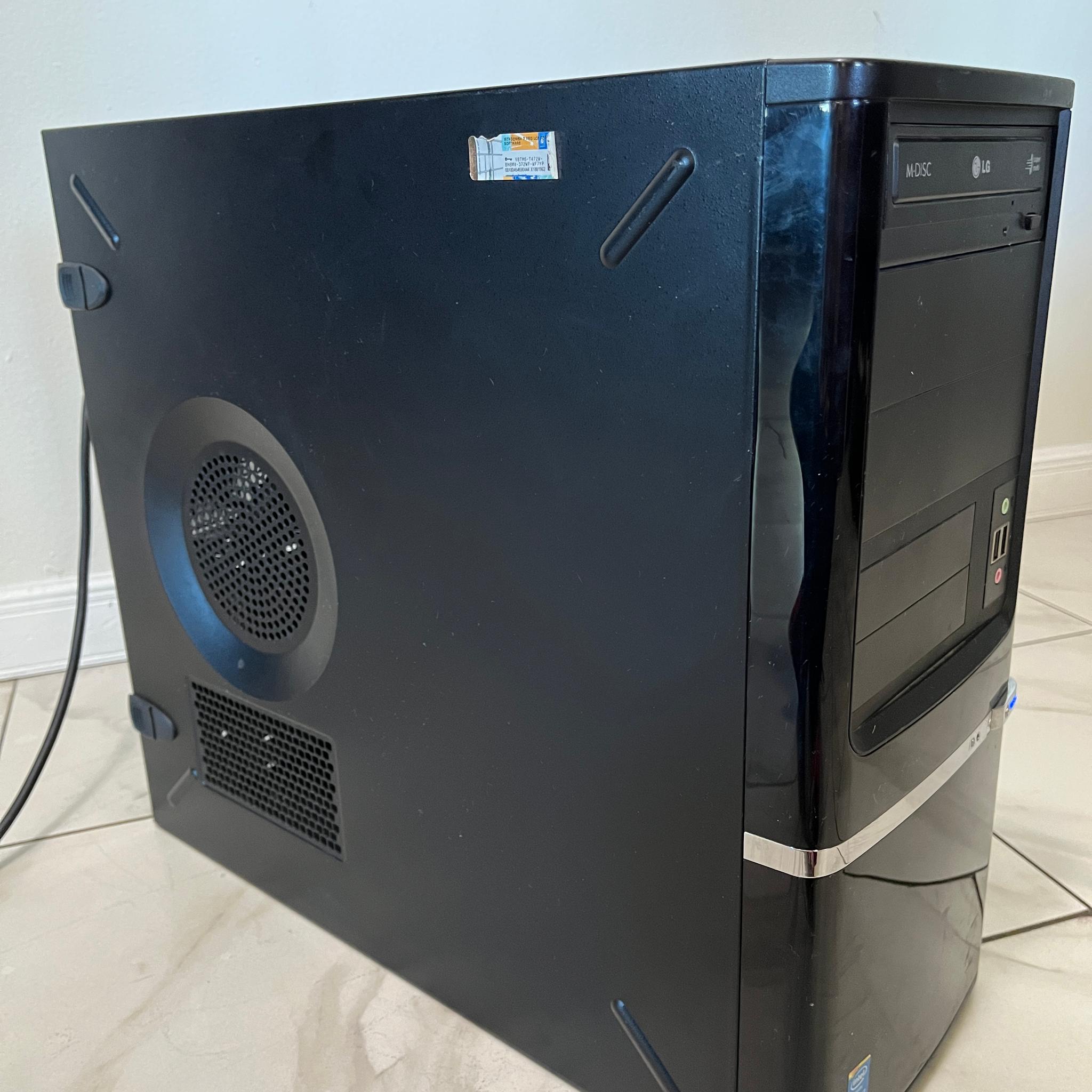 RTX 2060, Intel i3-10100, 16GB RAM, 500GB SSD, Sleeper Gaming PC w/ Wi-Fi & BT